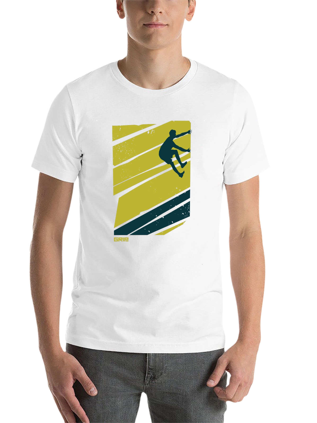 Black Climbing Graphic Tee - Grip Strength Shirt view 14