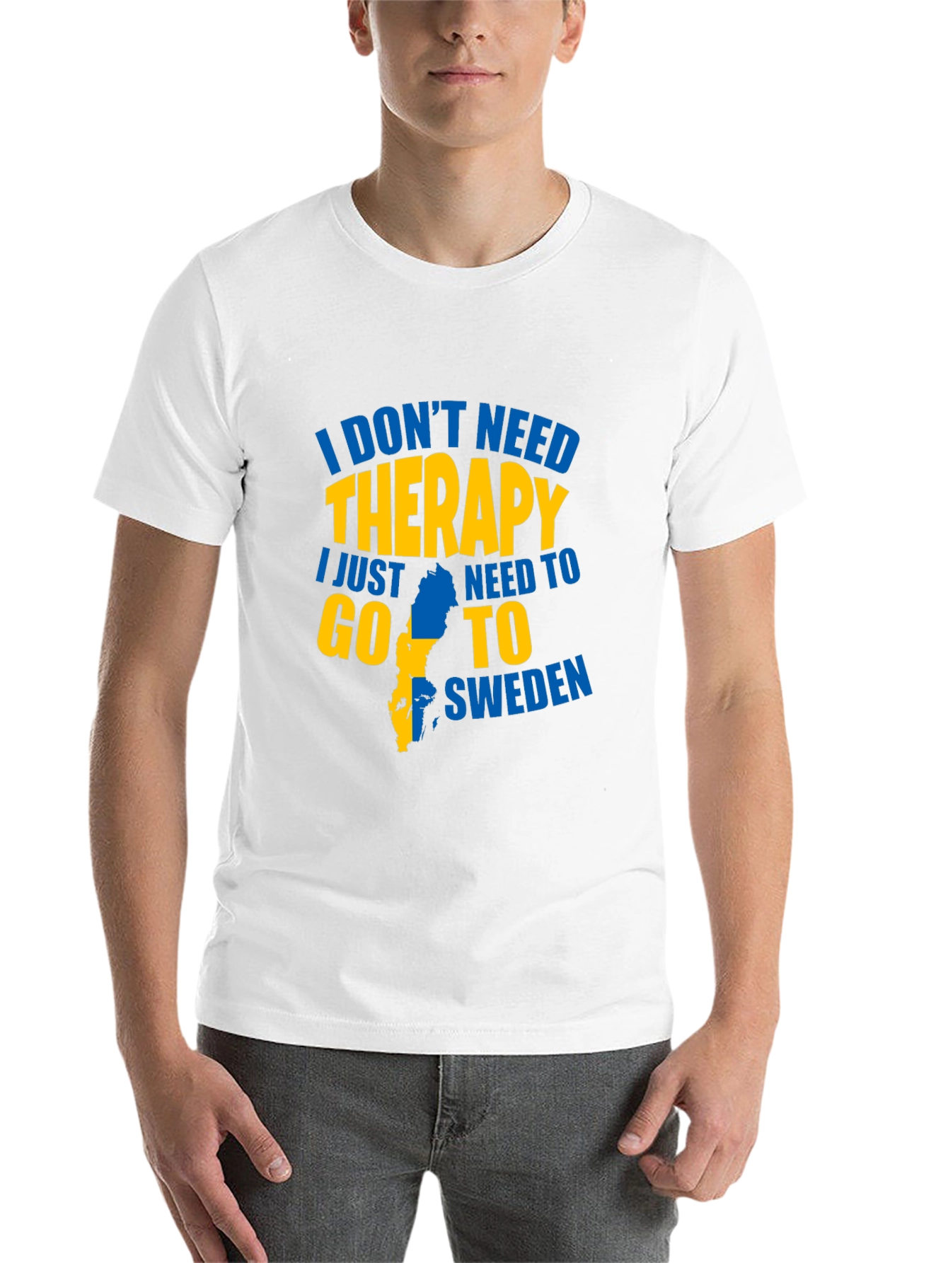 Black Sweden Therapy Graphic T-Shirt view 14