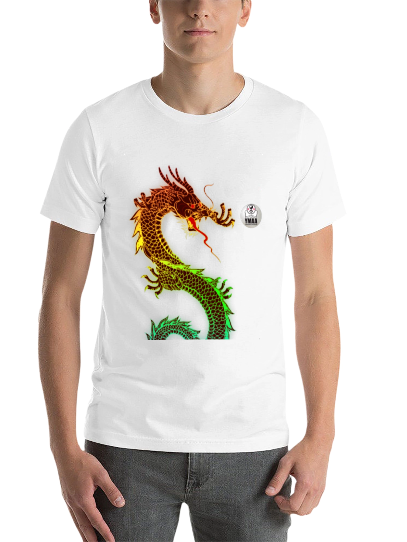 Black Fiery Dragon Graphic Tee - Bold Streetwear view 14