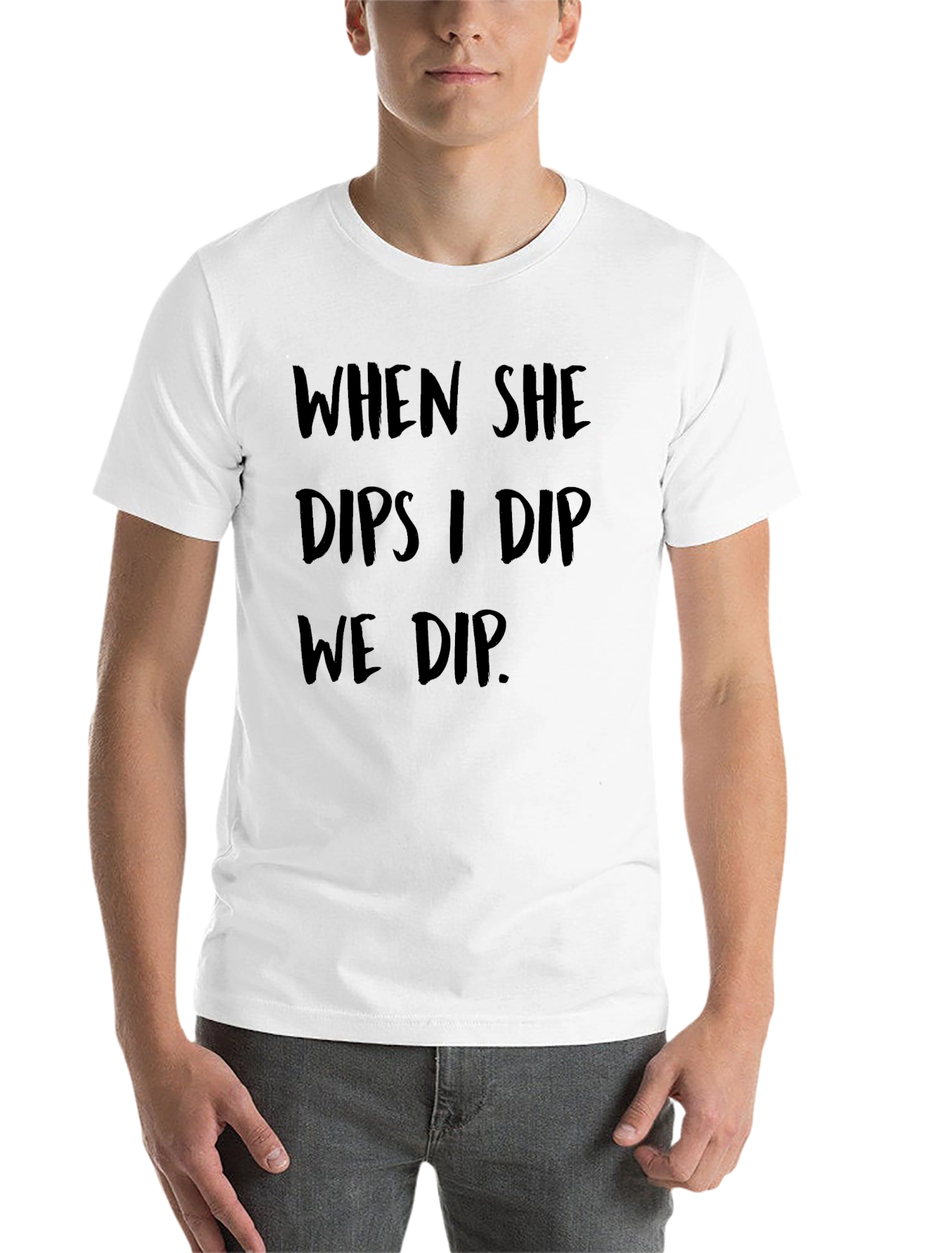 Black When She Dips I Dip Graphic Tee view 14