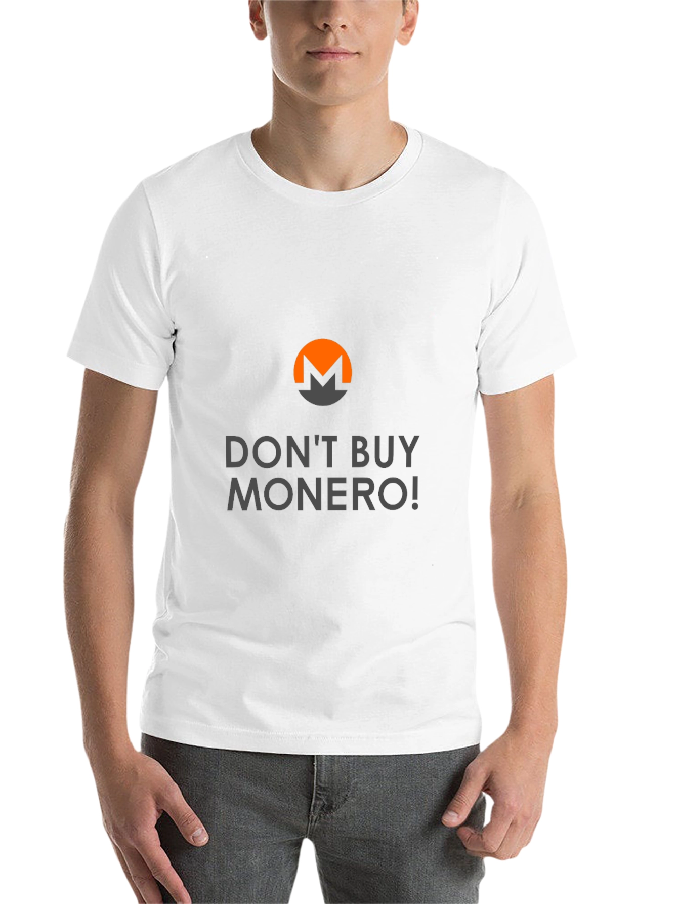 Black Don't Buy Monero T-Shirt - Crypto Humor Tee view 14