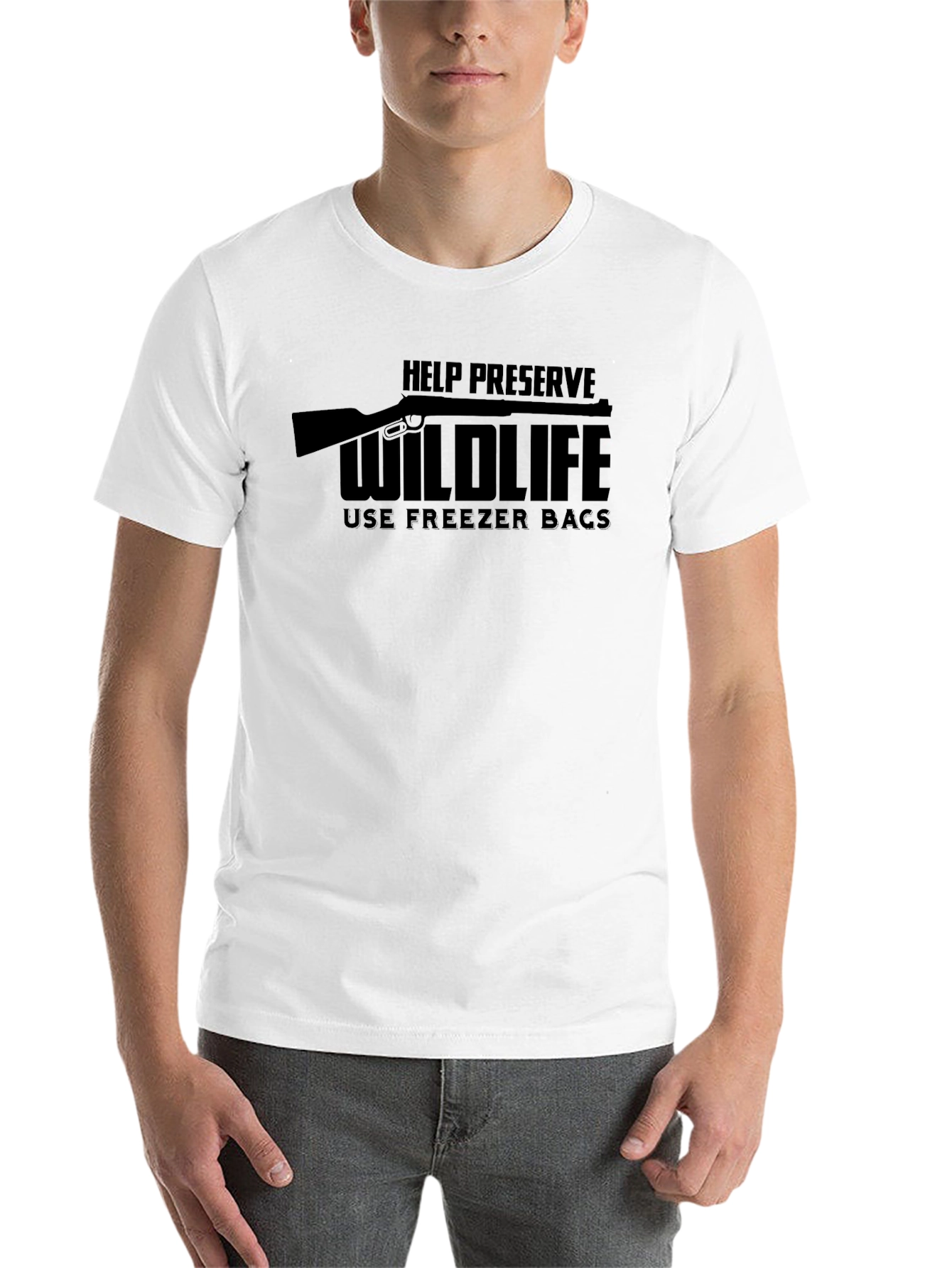 Black Help Preserve Wildlife T-Shirt view 14