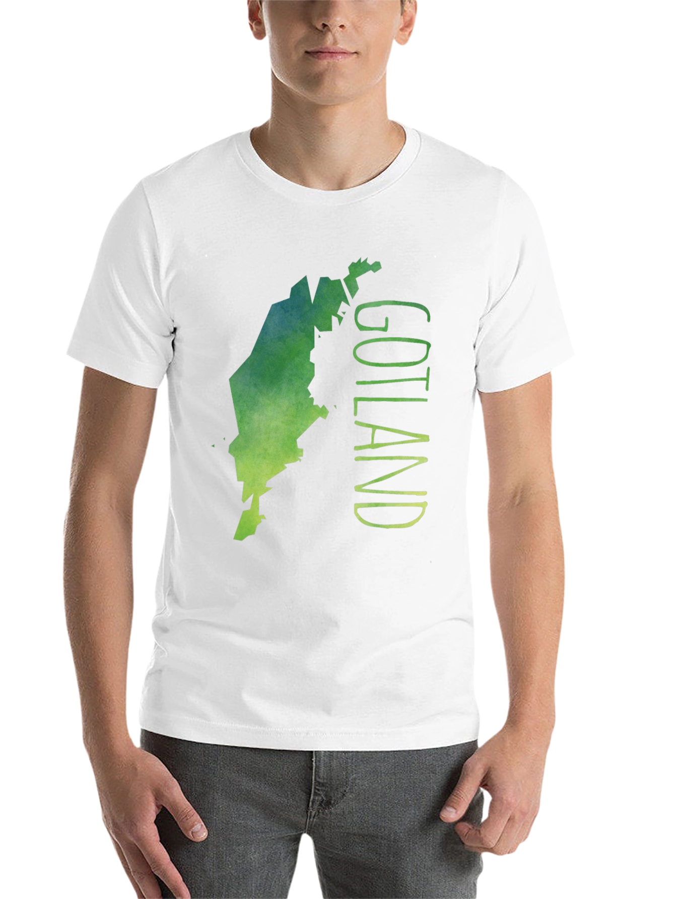 Gotland Map Graphic Tee - Unique Island Design - 14