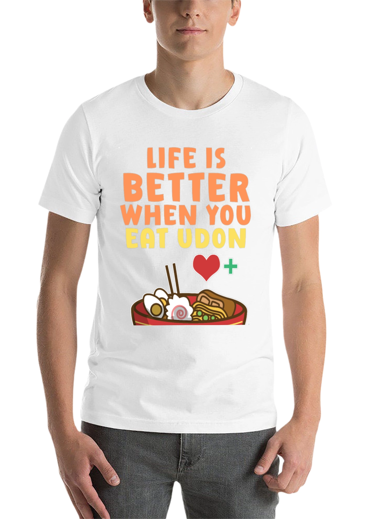Black Life Is Better When You Eat Udon Graphic Tee view 14