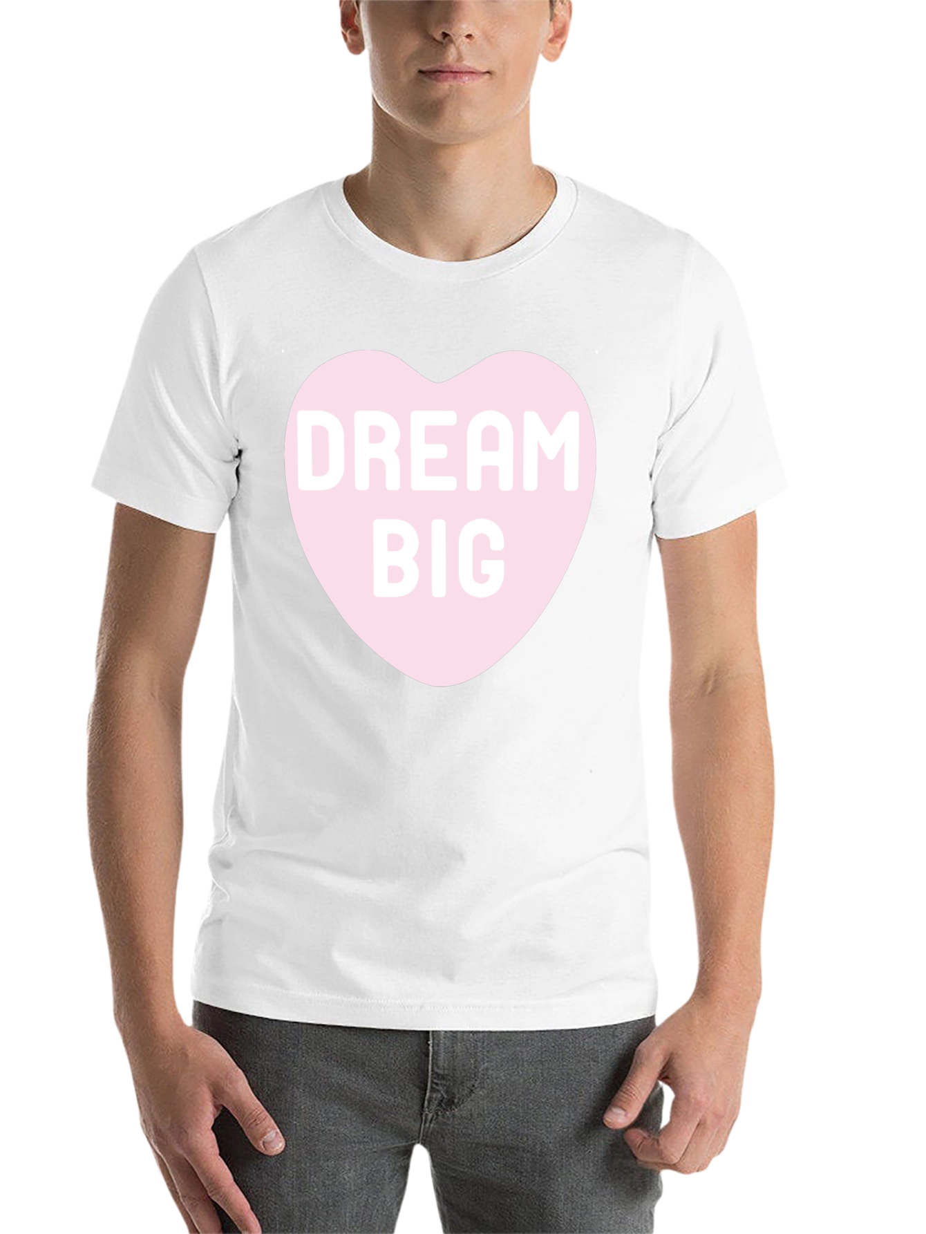 Black Dream Big Heart Graphic Tee - Stylish Comfort Fit Shirt view 14