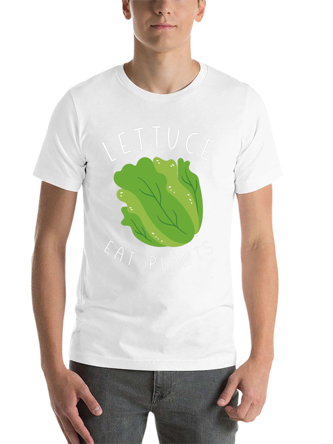 Black Lettuce Eat Plants Graphic Tee view 14