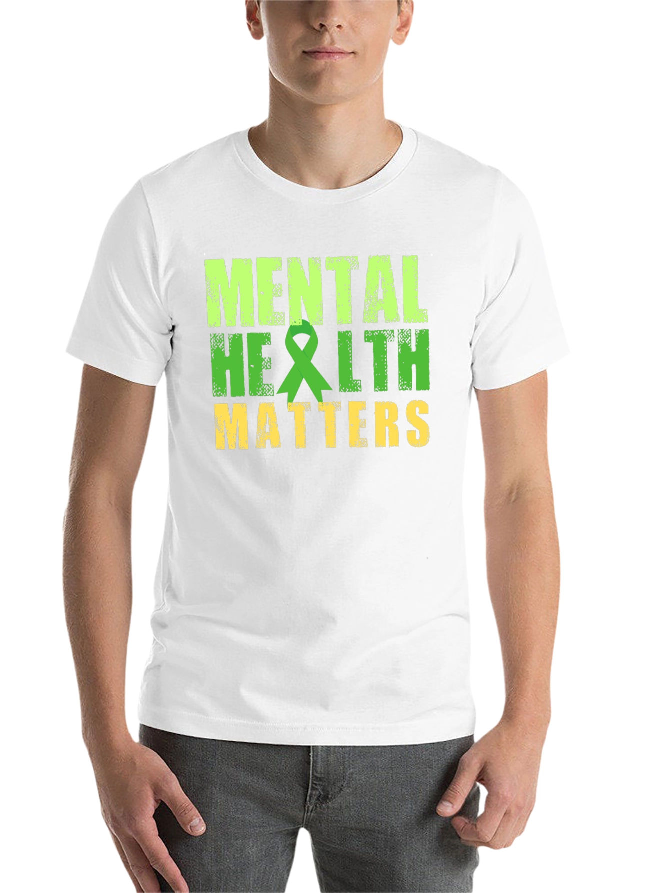Black Mental Health Matters Graphic T-Shirt  view 14