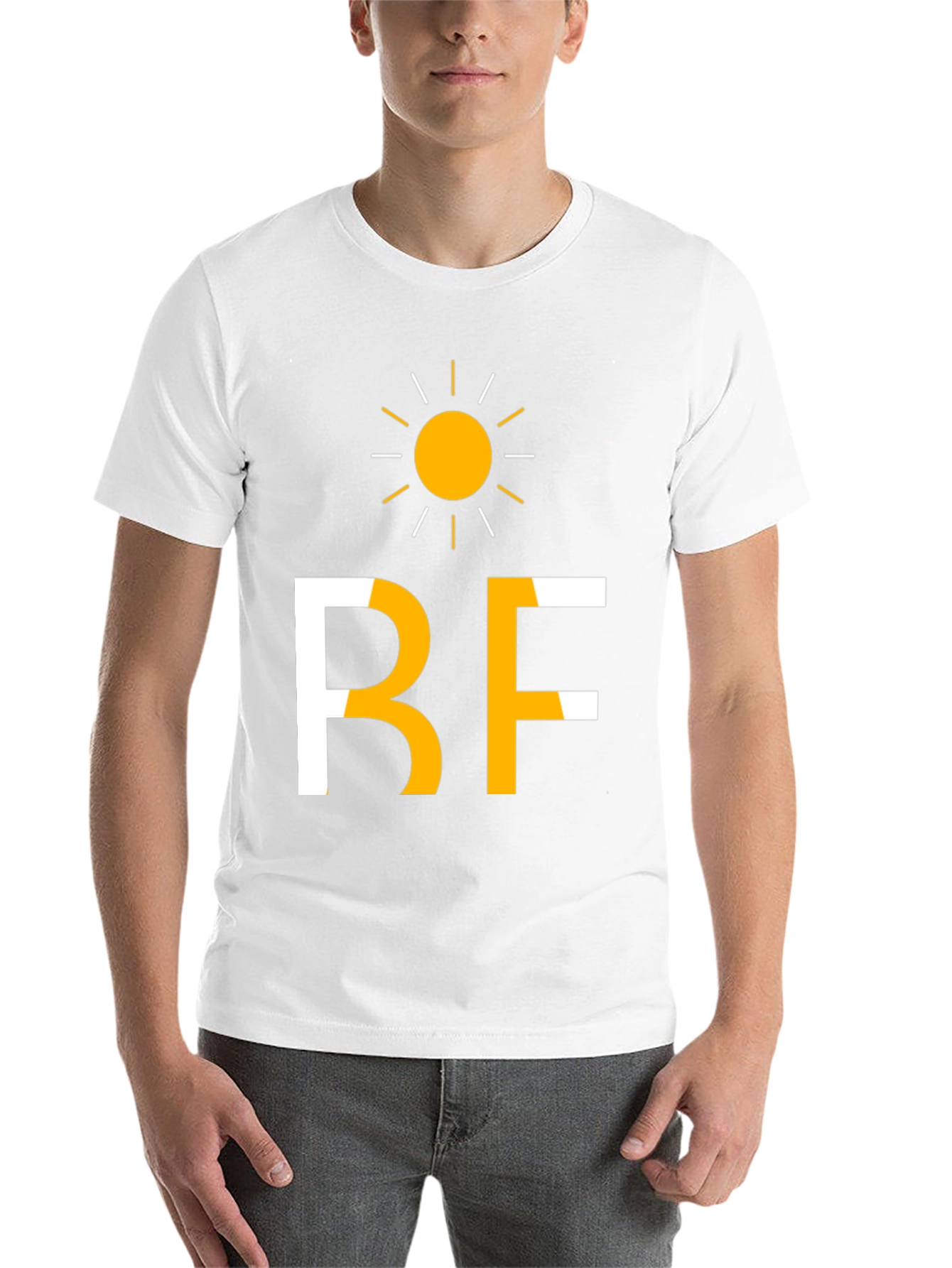 Black Sunny BF Graphic Tee - Casual Black T-Shirt view 14