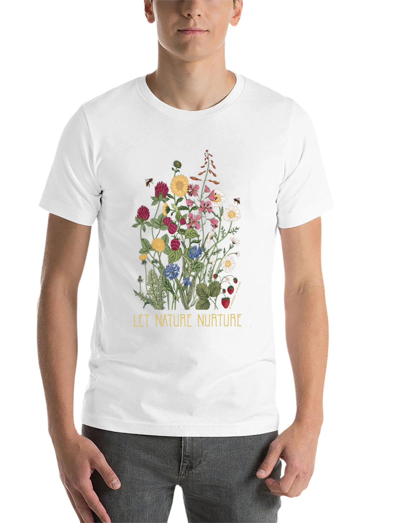 Black Nature Nurture Graphic Tee view 14