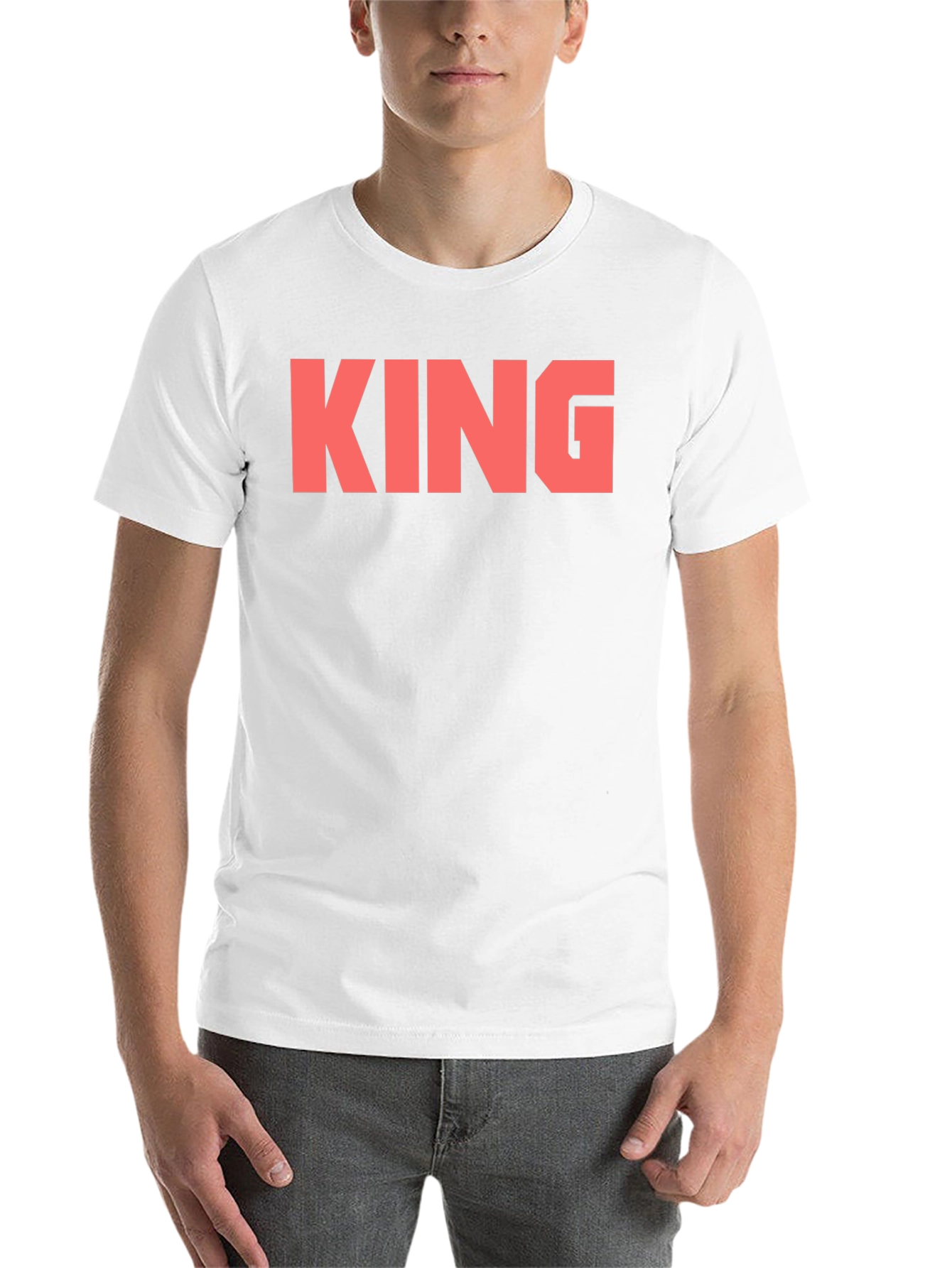 Black KING Bold Graphic Tee - Black view 14