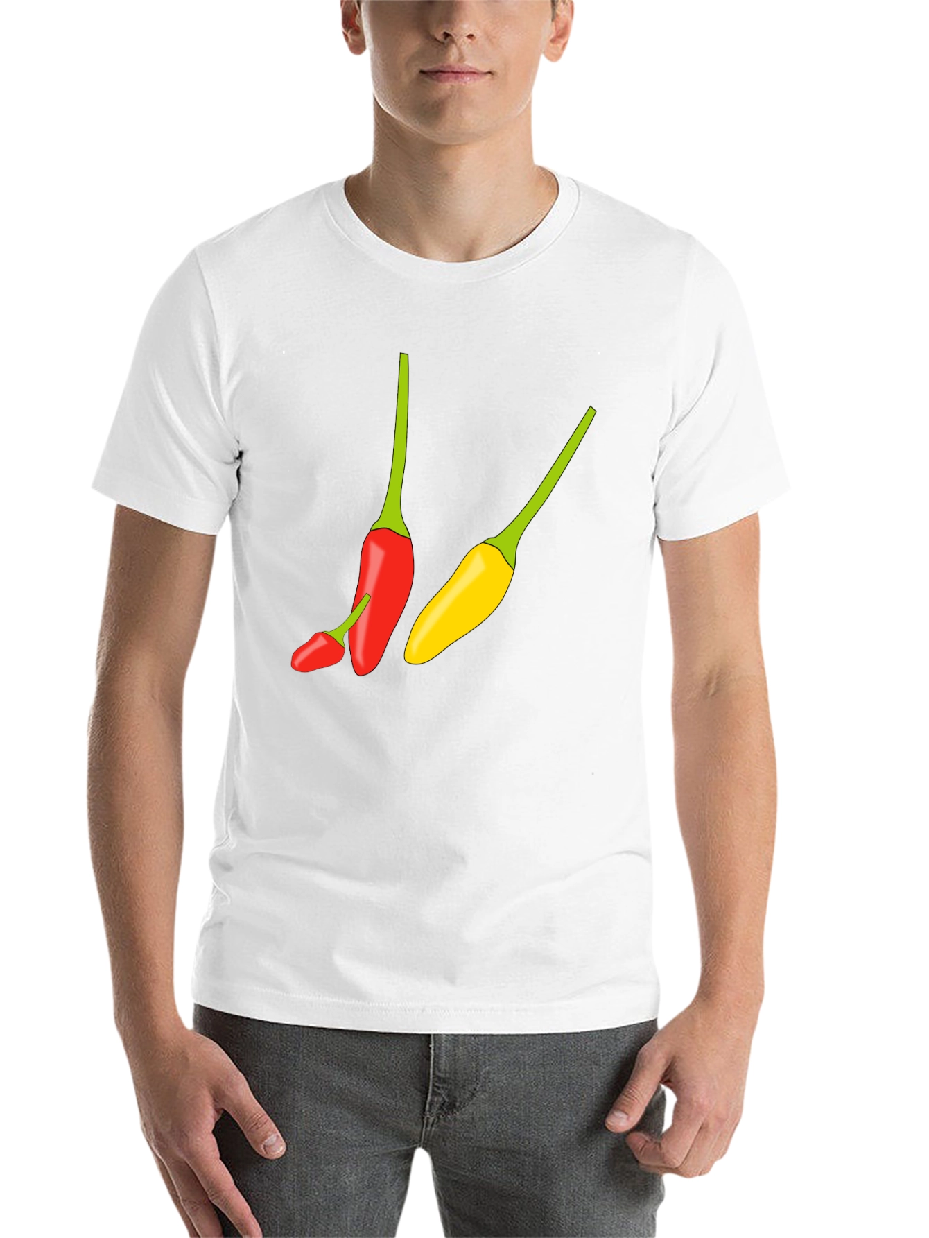 Black Chili Pepper Graphic Tee - Spicy Style view 14