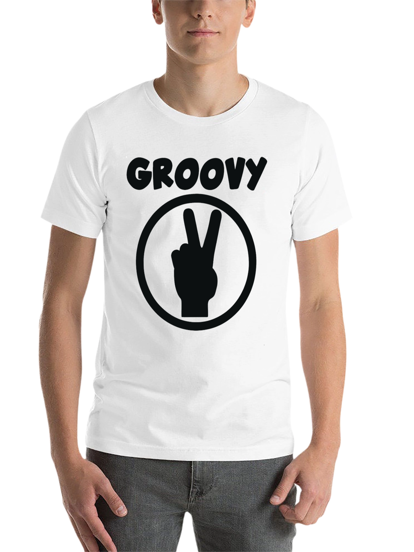 Black Groovy Graphic Tee - Black T-Shirt view 14