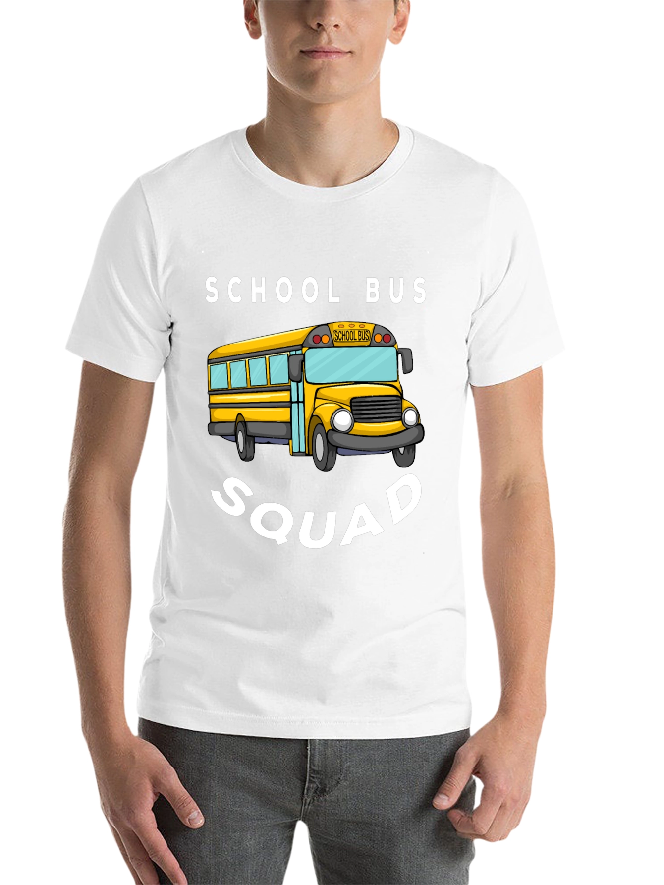 Black School Bus Squad T-Shirt view 14