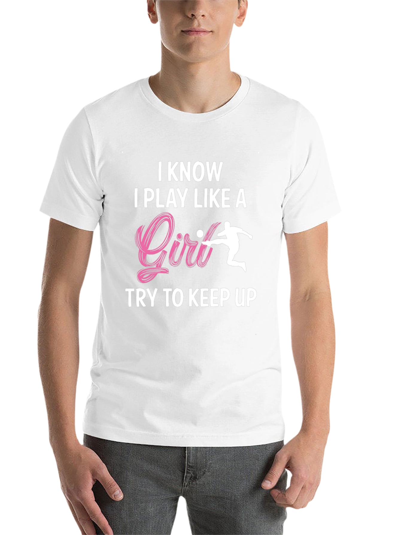 Black I Know I Play Like A Girl T-Shirt view 14