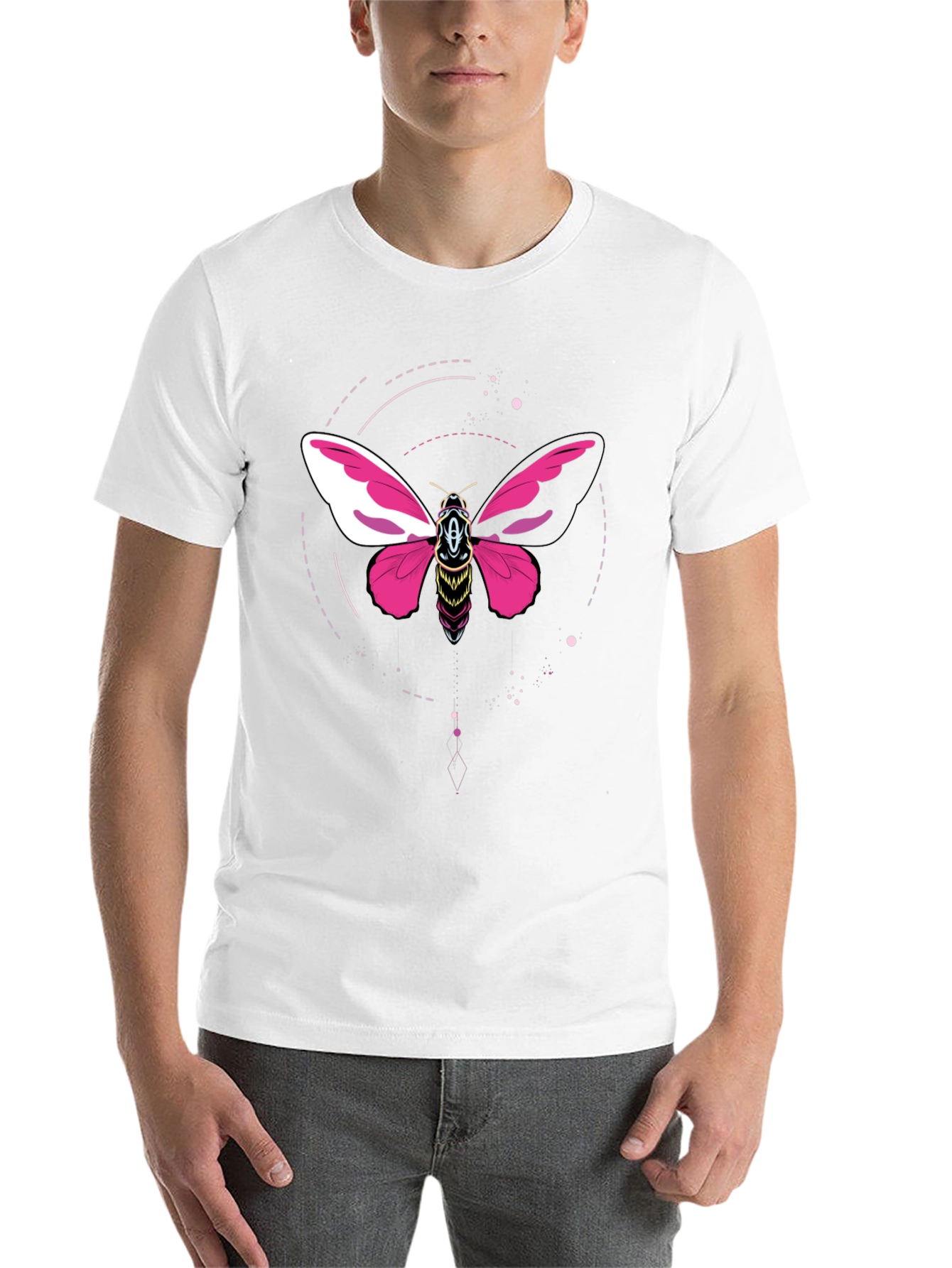 Black Moth Graphic Black T-Shirt view 14