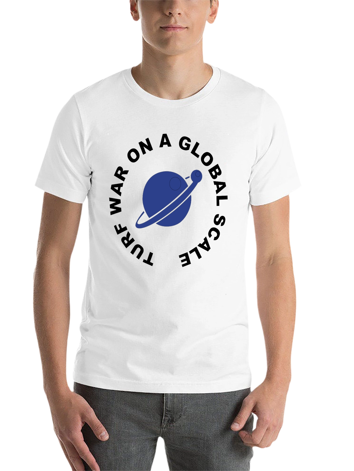 Black Turf War Global Scale Graphic T-Shirt view 14