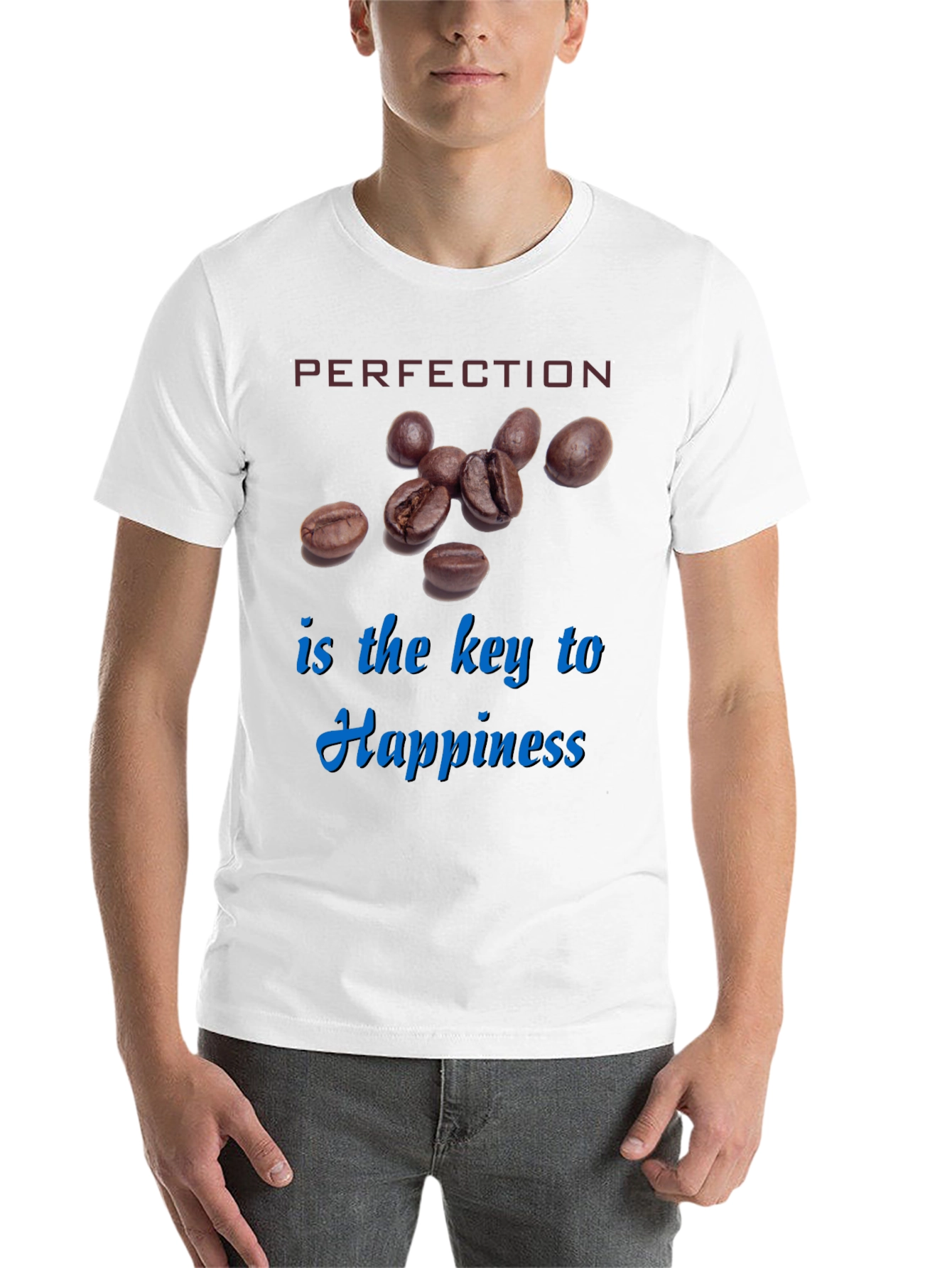 Black Perfection is Key Coffee Graphic Tee view 14