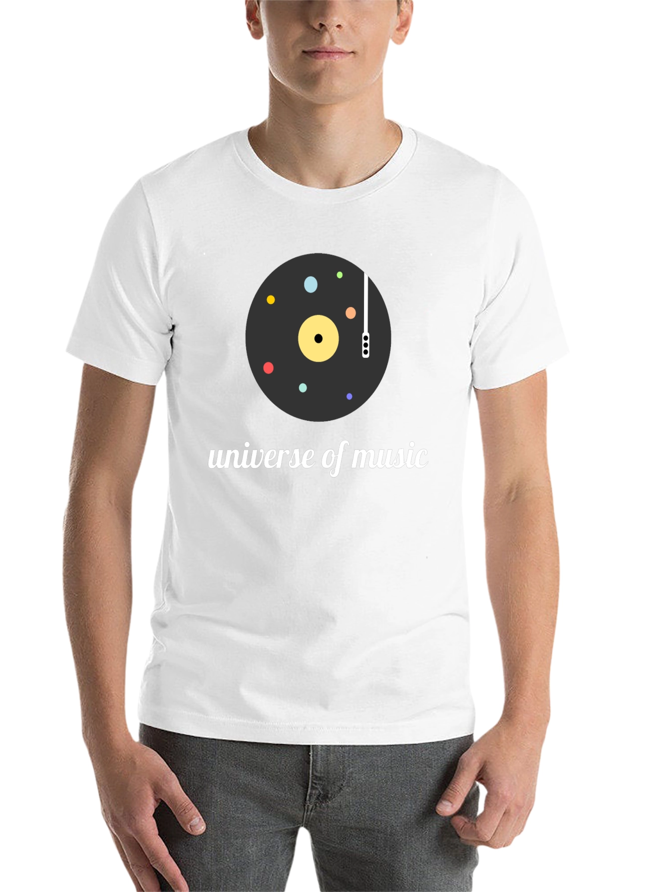 Universe of Music Black Graphic Tee - 14