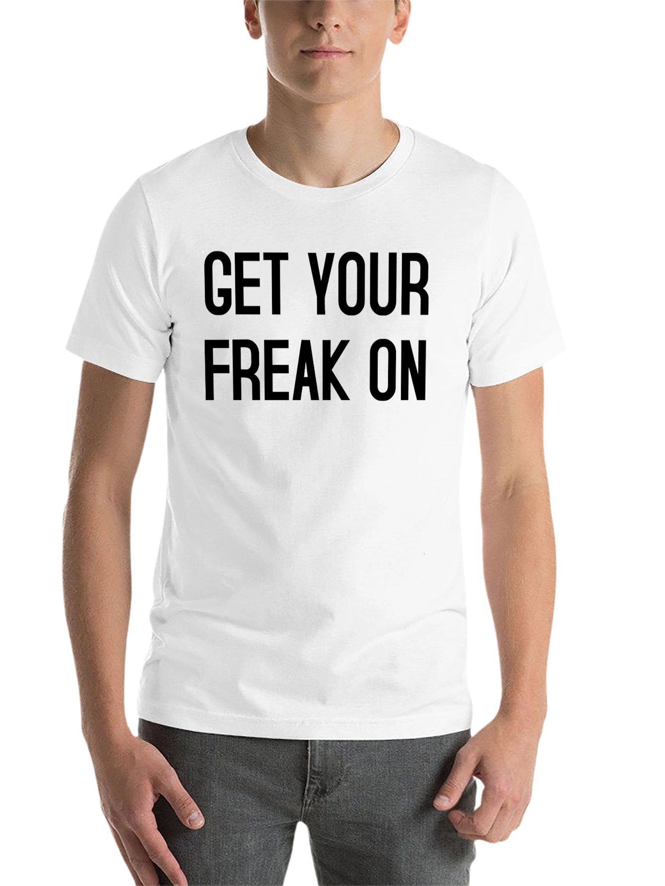 Black Get Your Freak On T-Shirt view 14