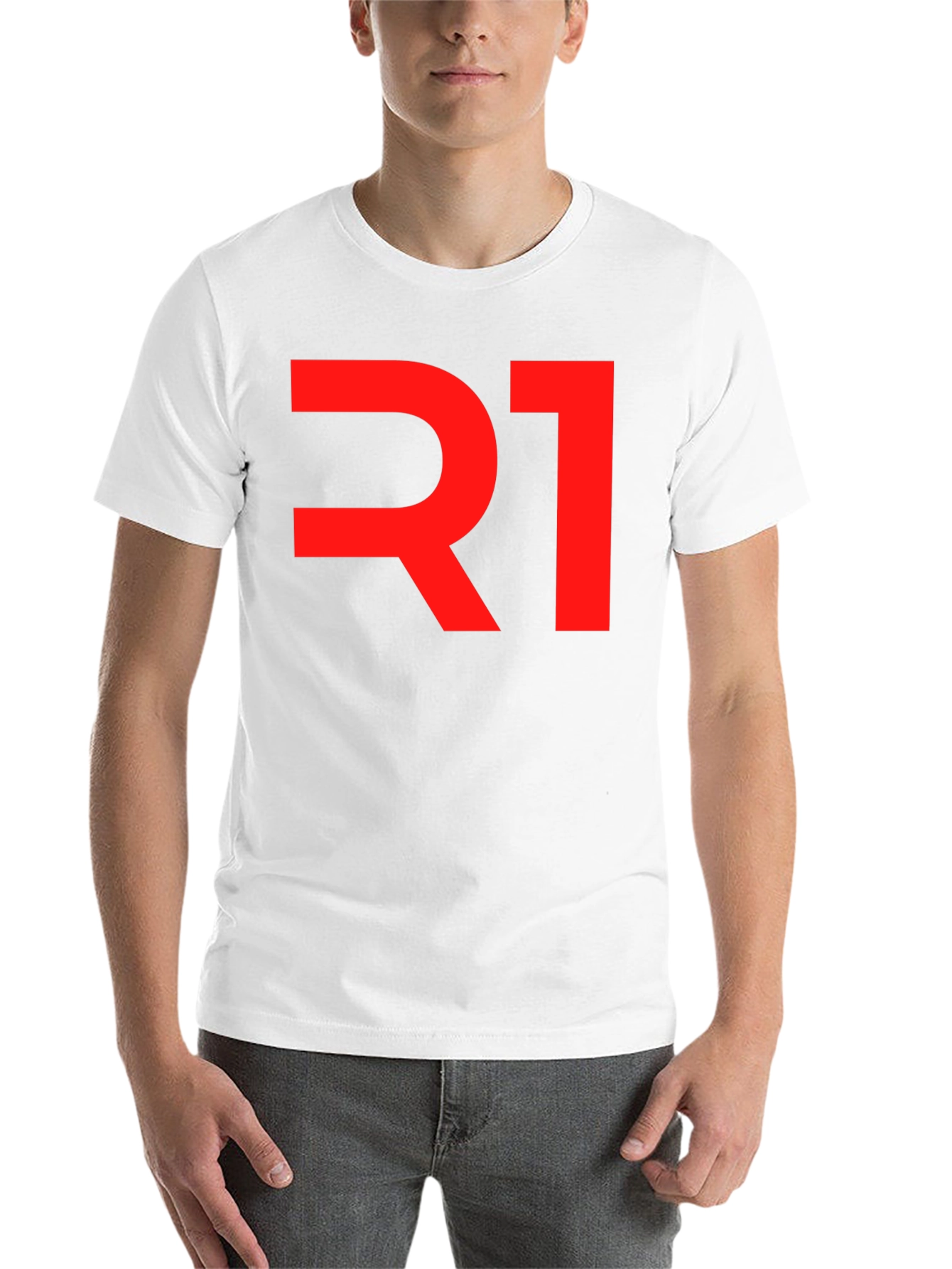 Black Bold R1 Graphic Tee - Statement Style view 14