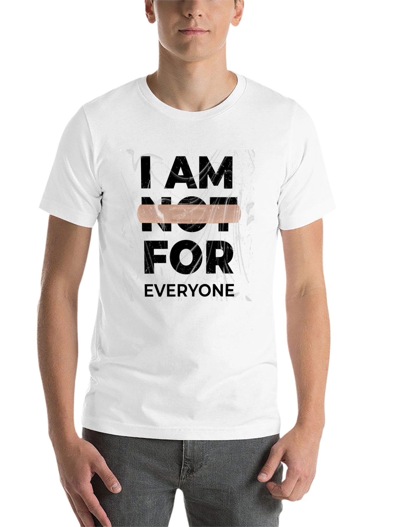 Black Inclusive T-Shirt - "I AM HERE FOR EVERYONE" view 14