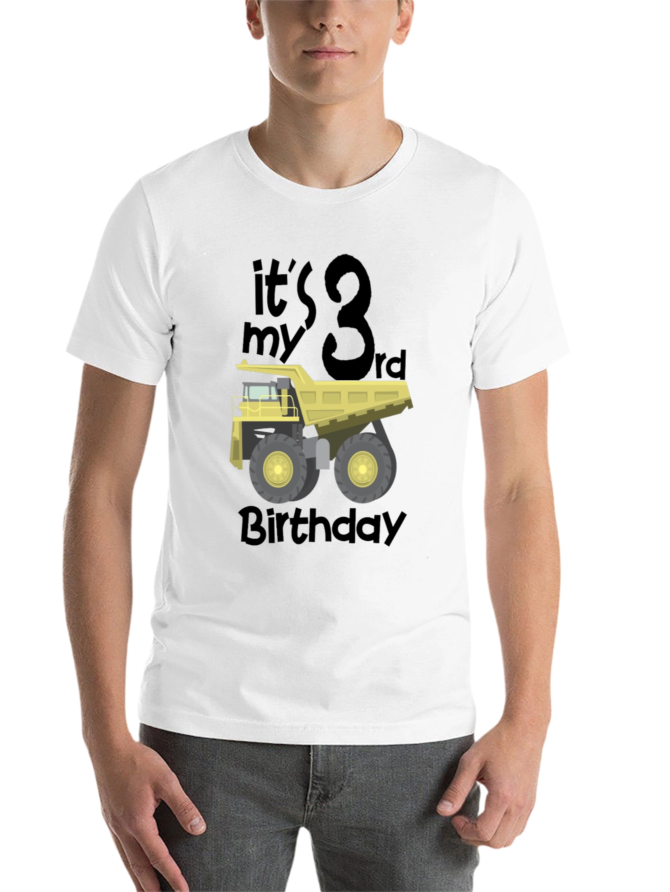 It's My 3rd Birthday Dump Truck T-Shirt - 14