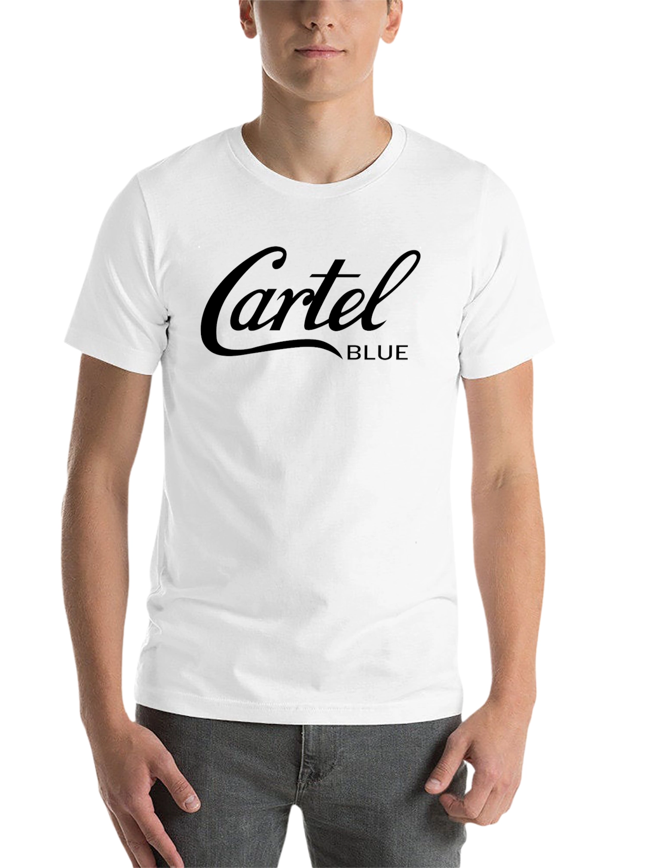 Black Cartel Blue Graphic Print Black T-Shirt view 14