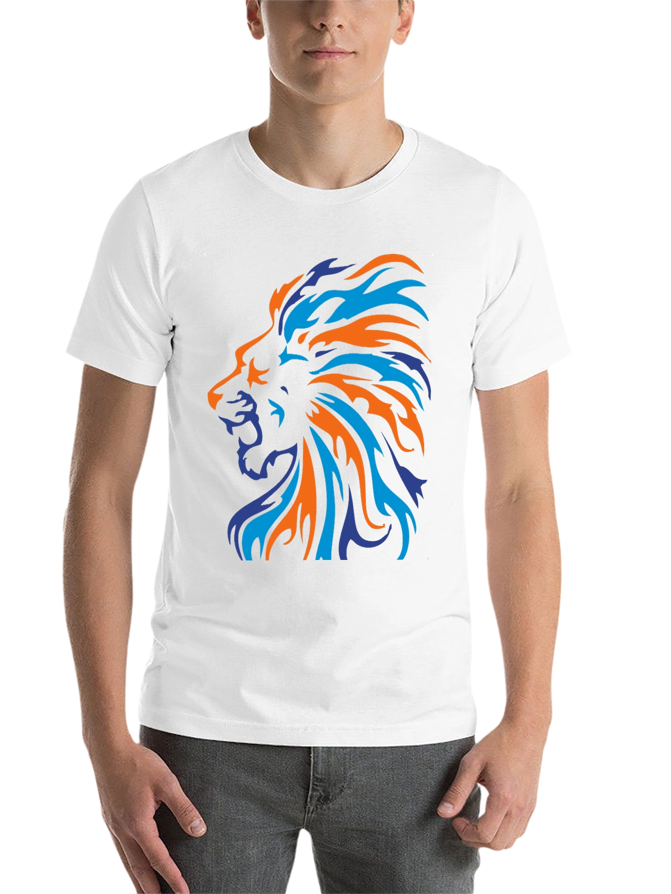 Black Lion Graphic Tee - Bold Style, Soft Comfort view 14