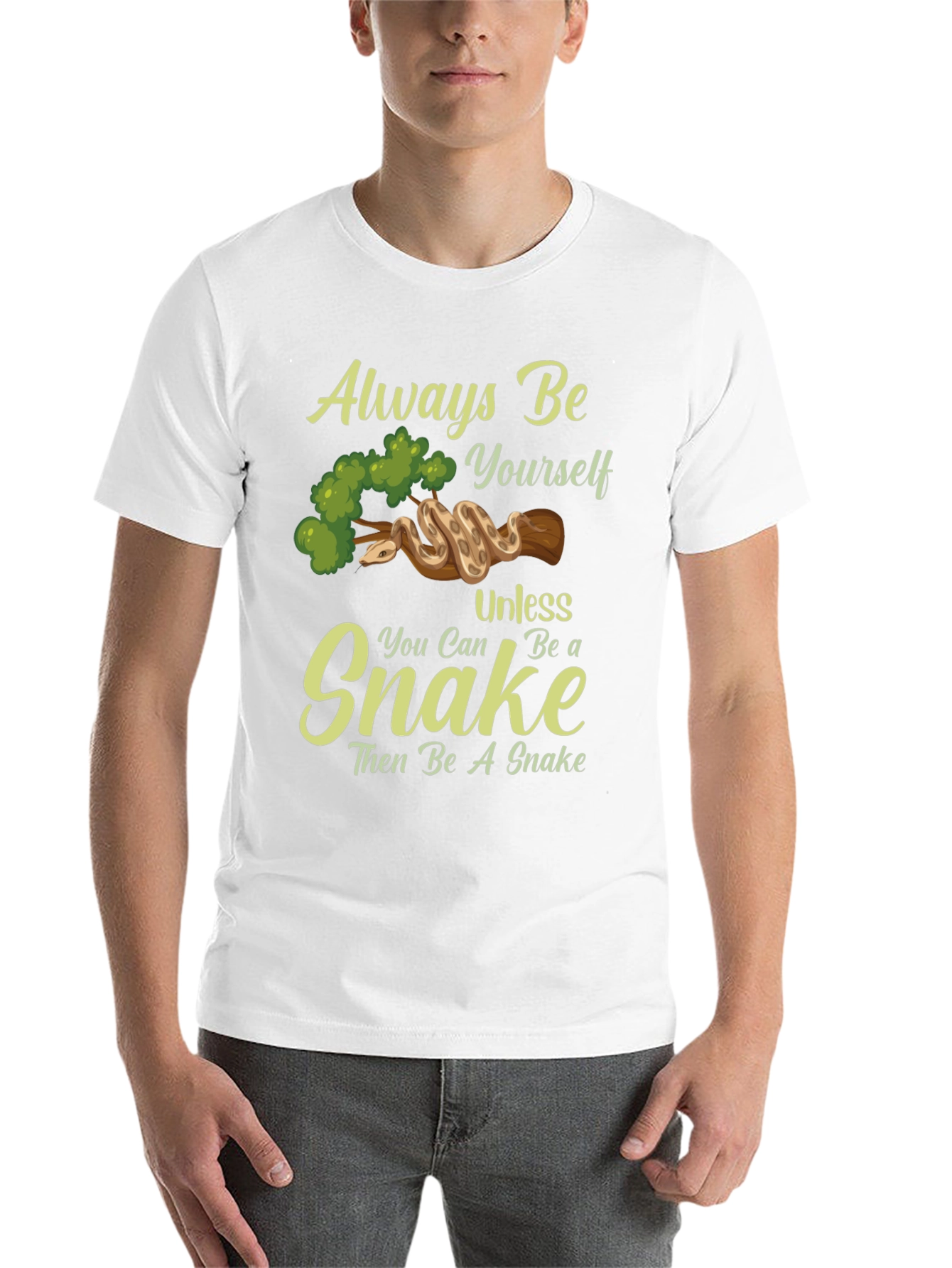 Black Always Be Yourself Unless You Can Be A Snake T-Shirt view 14