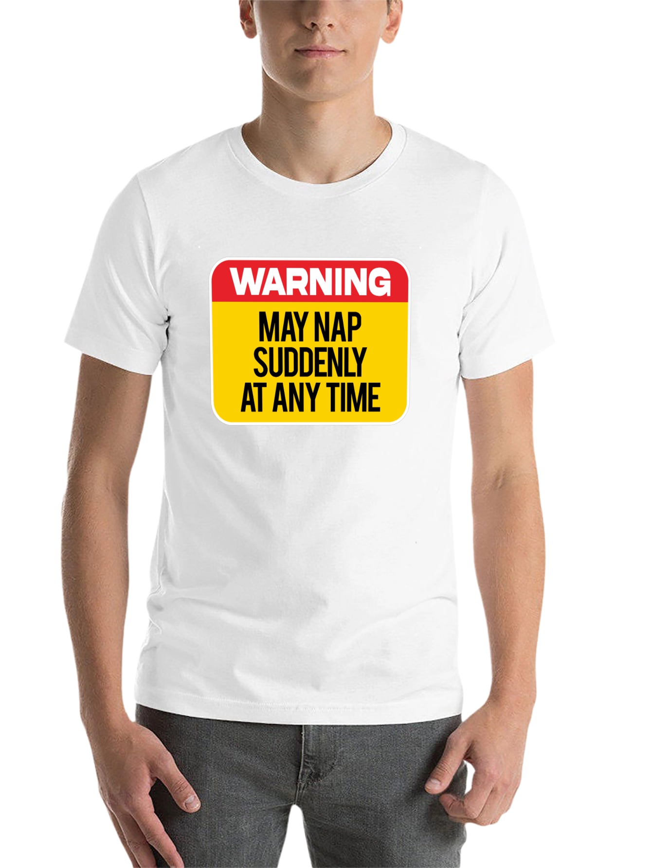 Black Warning: May Nap Suddenly T-Shirt view 14