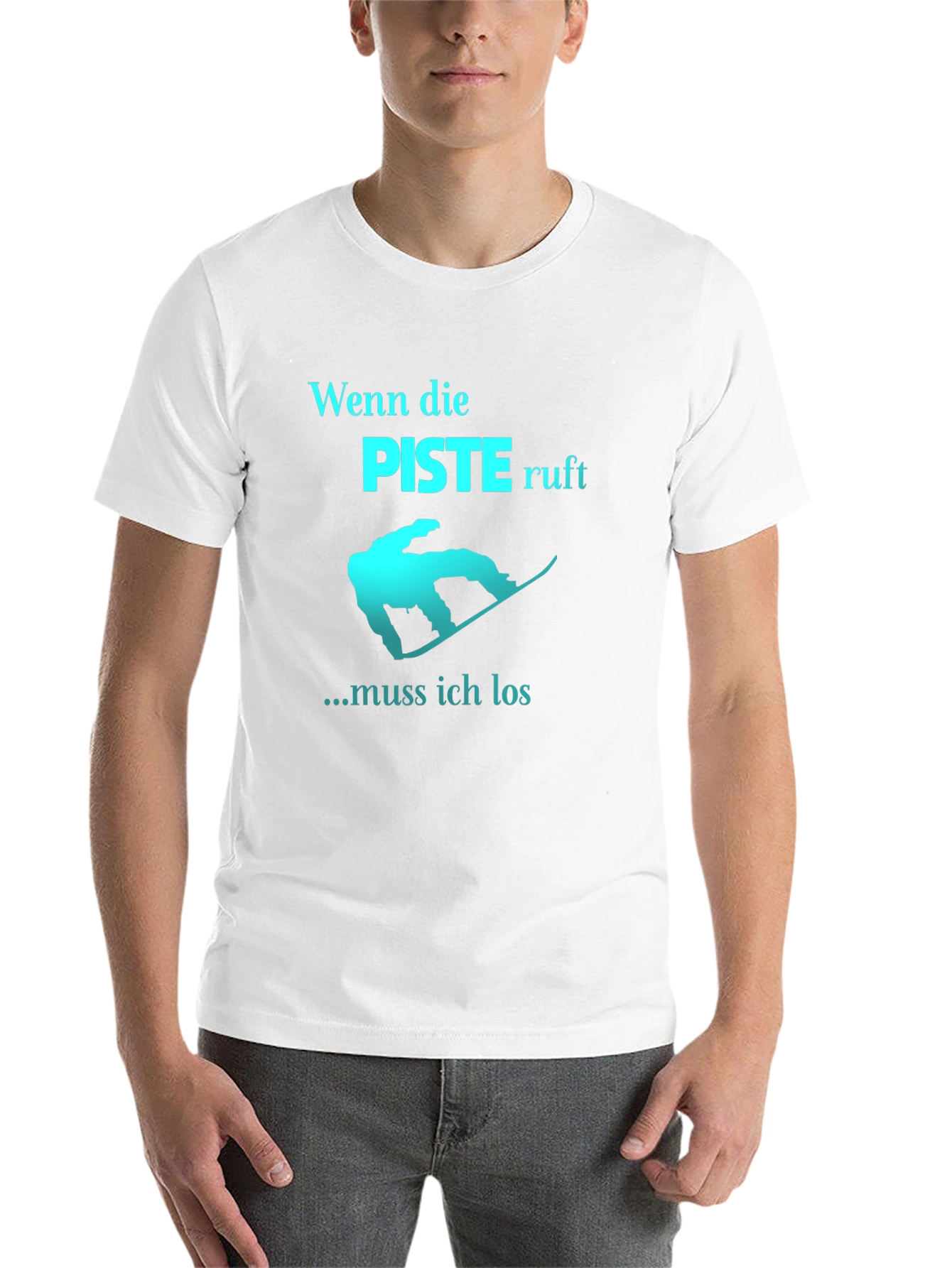 Wenn Die Piste Ruft Graphic Tee - 14
