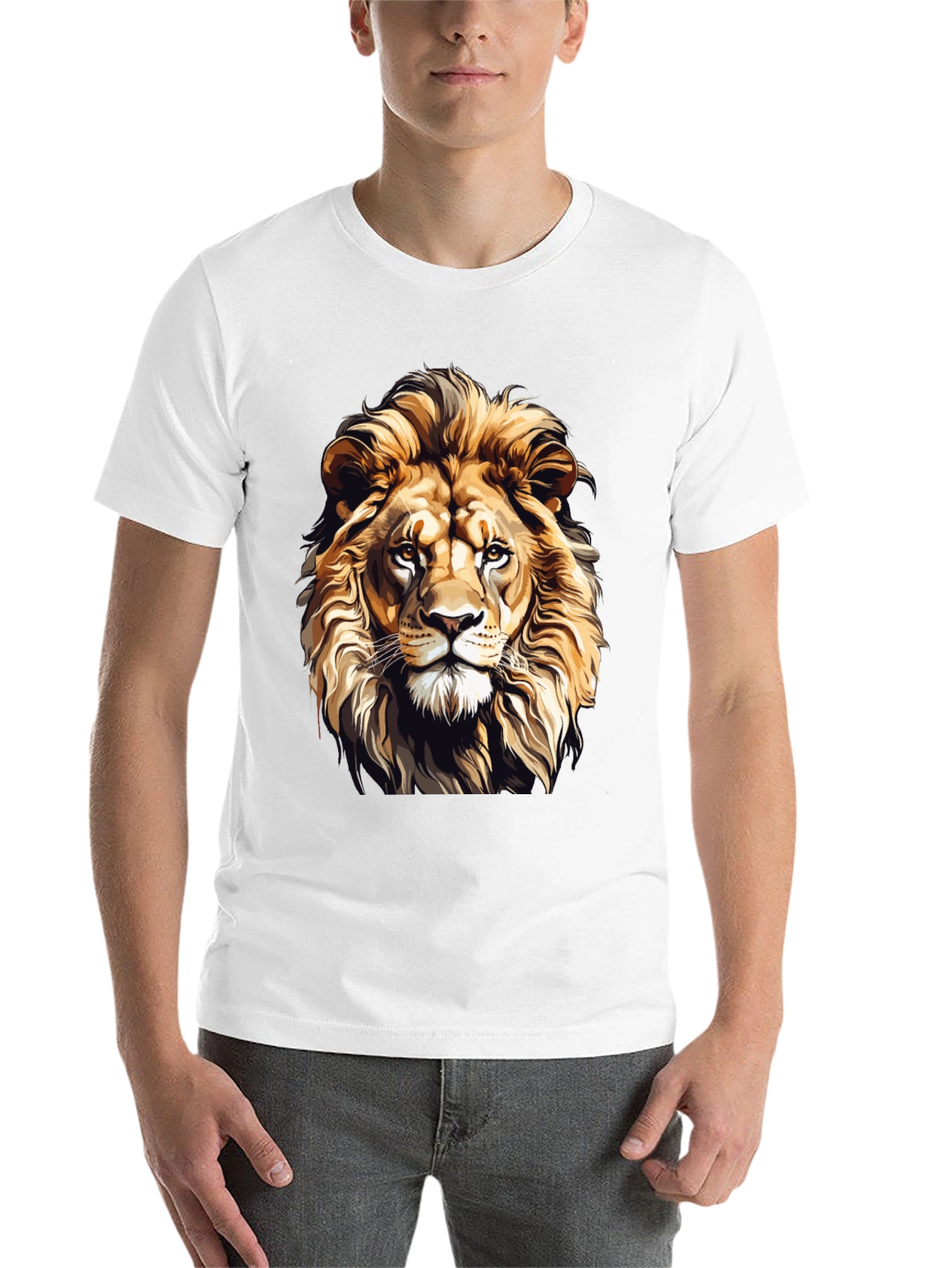 Black Lion Graphic T-Shirt - Fierce Style view 14