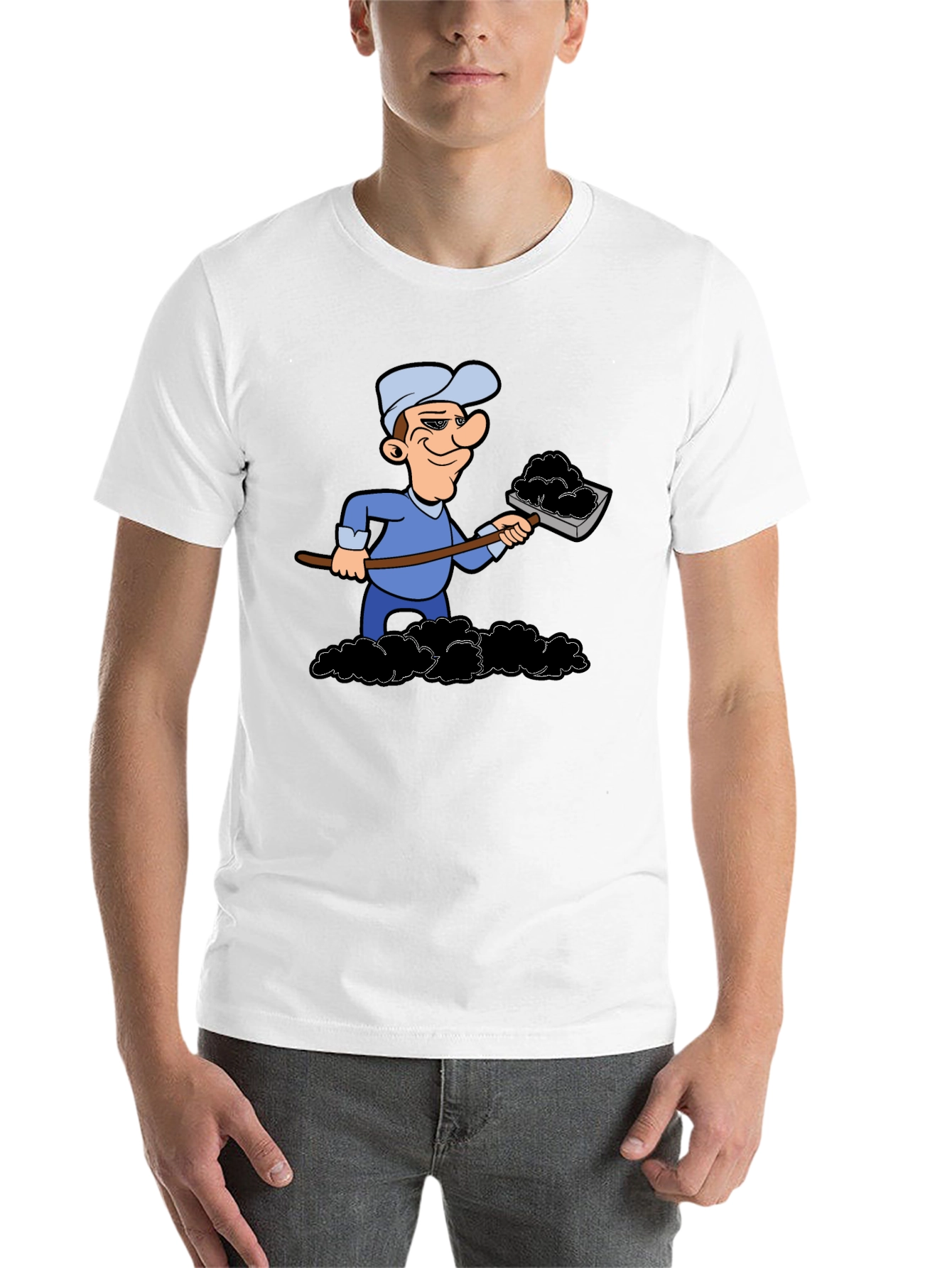 Black Coal Miner Graphic T-Shirt view 14