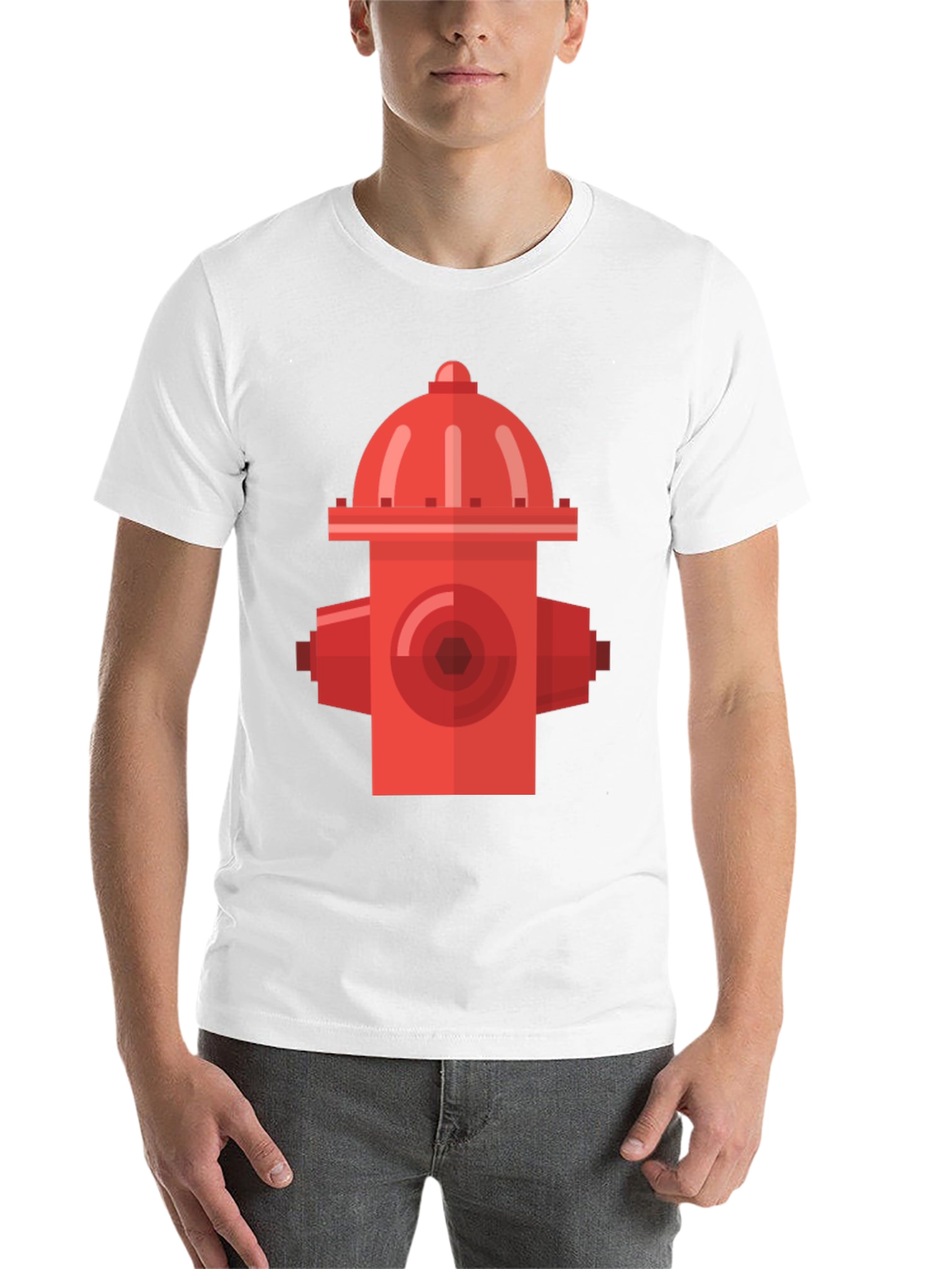 Black Retro Fire Hydrant Black T-Shirt - Urban Style view 14