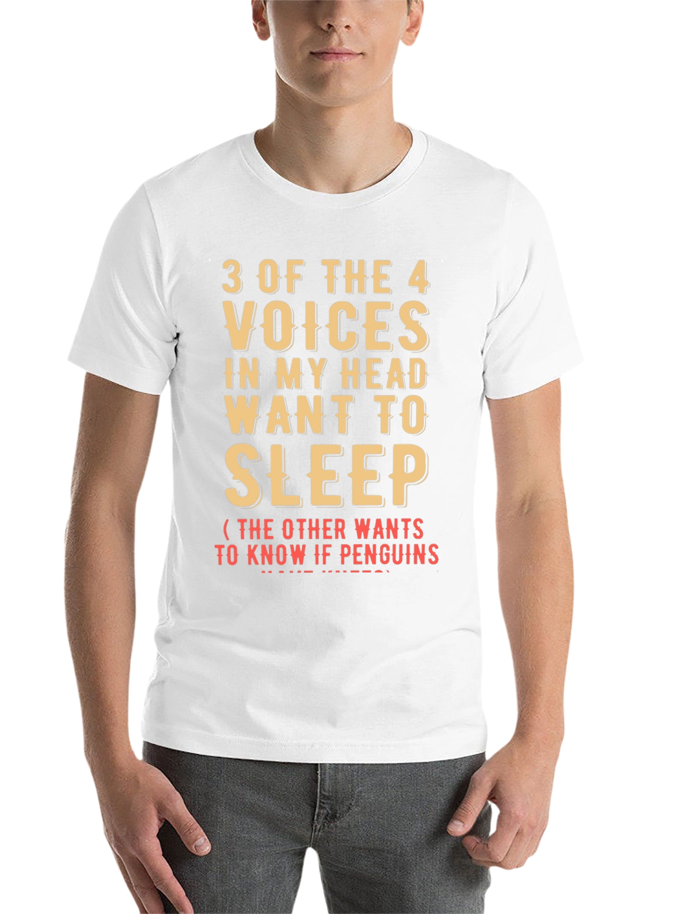 Black Funny 'Voices in My Head' Graphic T-Shirt view 14