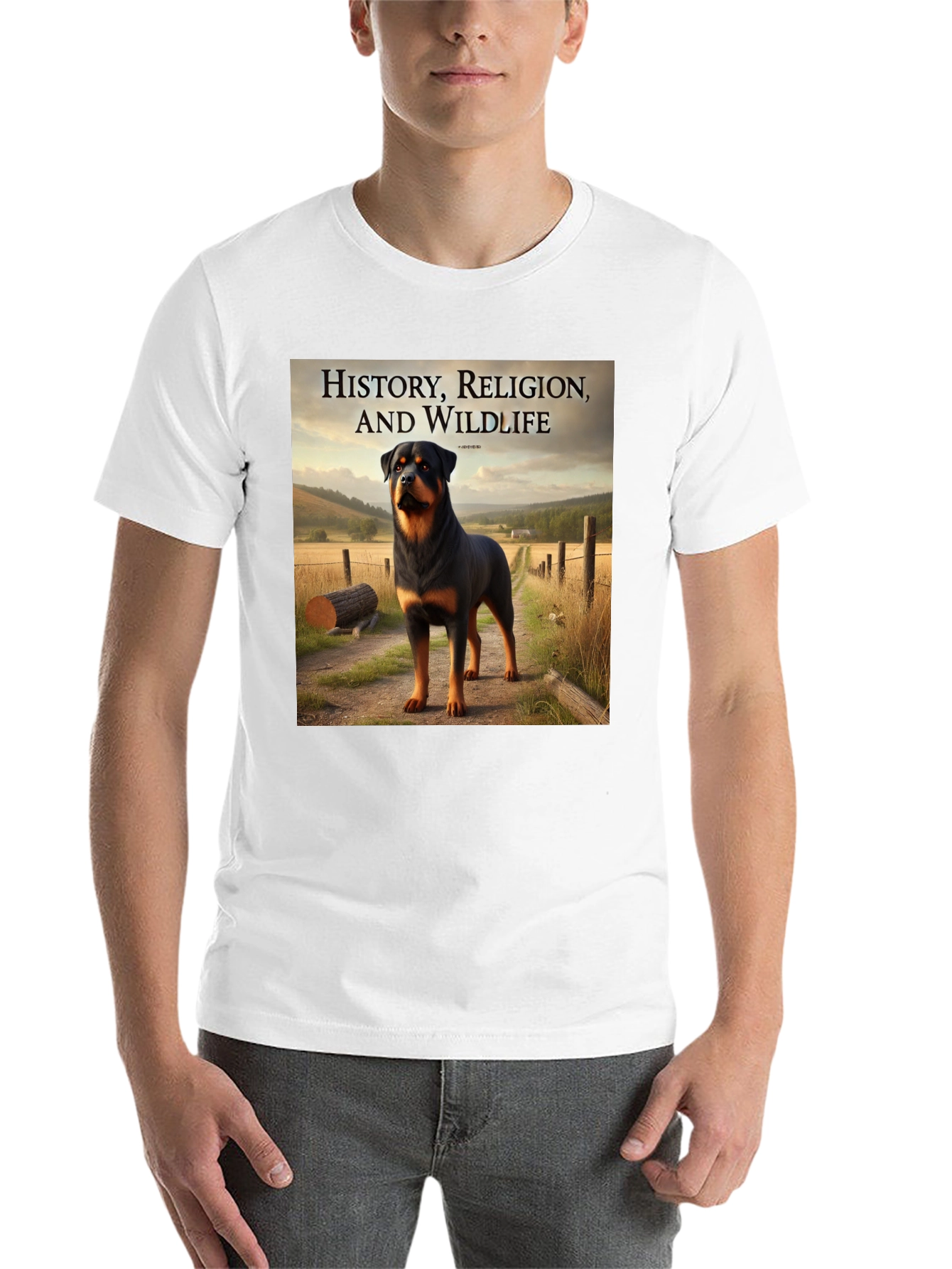 Rottweiler T-Shirt: History, Religion, & Wildlife Tee - 14