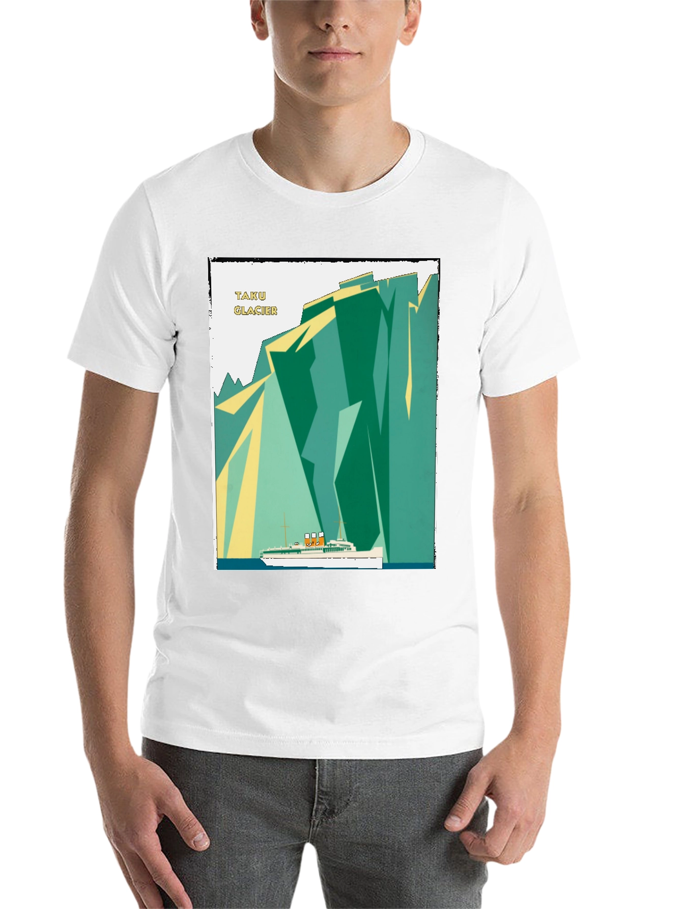 Black Taku Glacier Cruise Graphic Tee - Vintage Style view 14