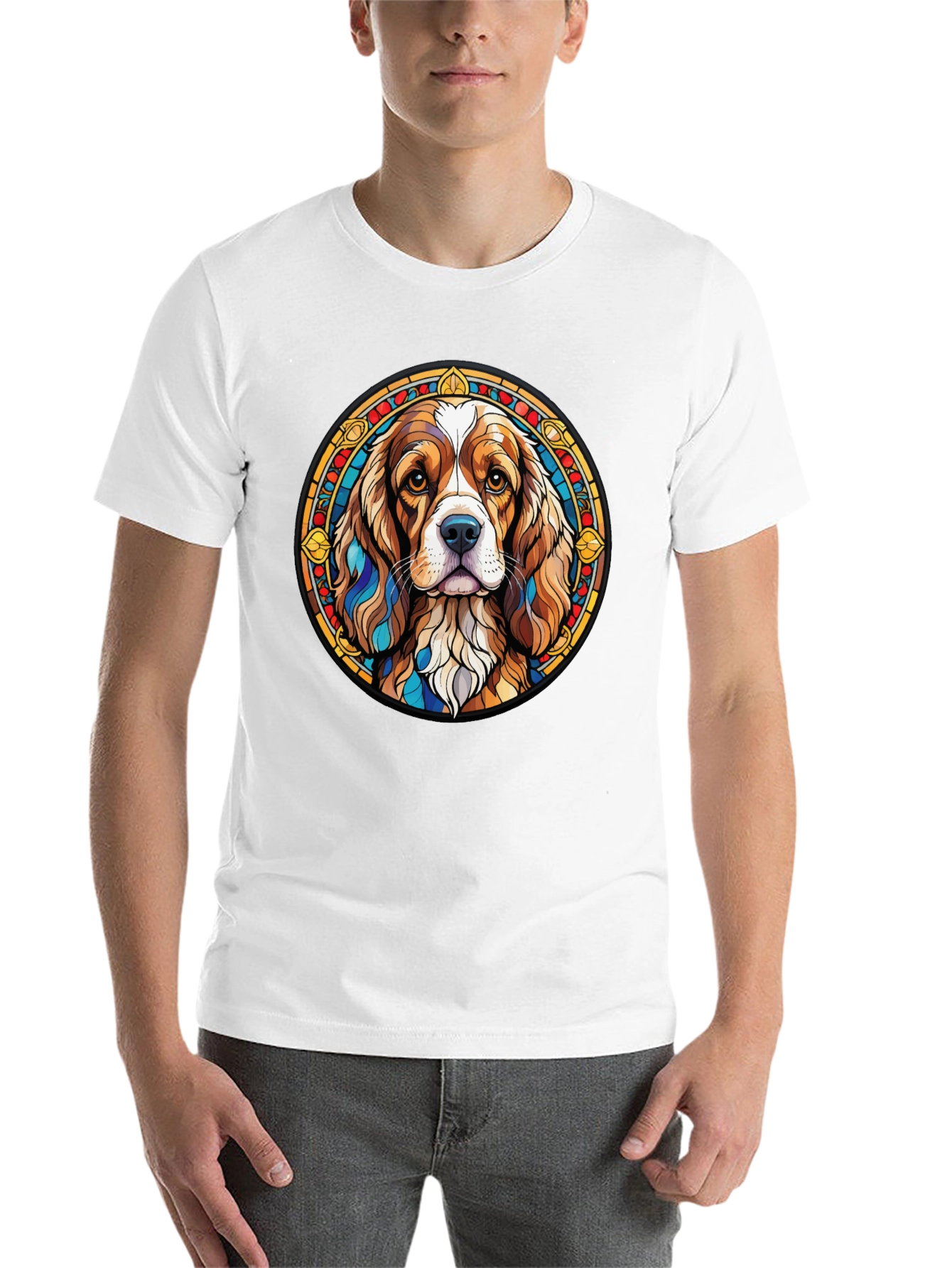 Black Dog Breed Graphic Tee - Stylish Round Design view 14