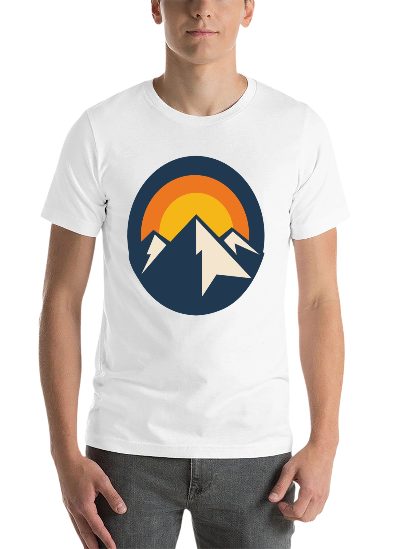 Black Mountain Peak Graphic Tee - Black view 14