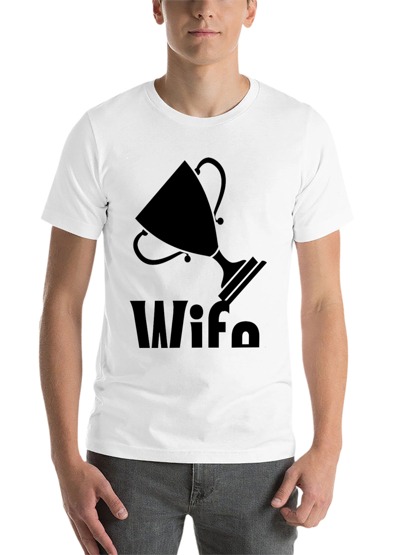 Black Wife Trophy Graphic T-Shirt view 14