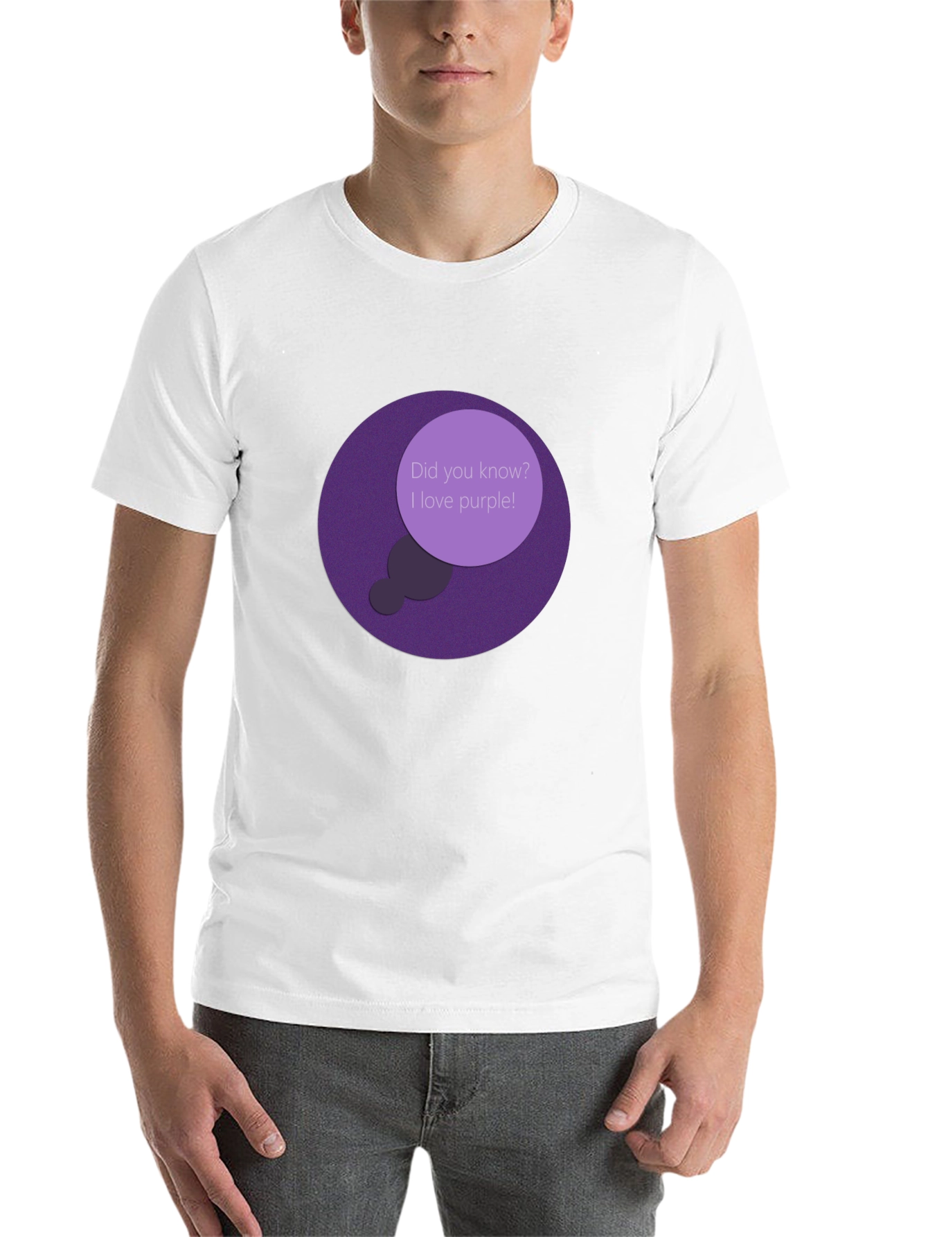 Black Purple Lover T-Shirt - Did You Know? view 14