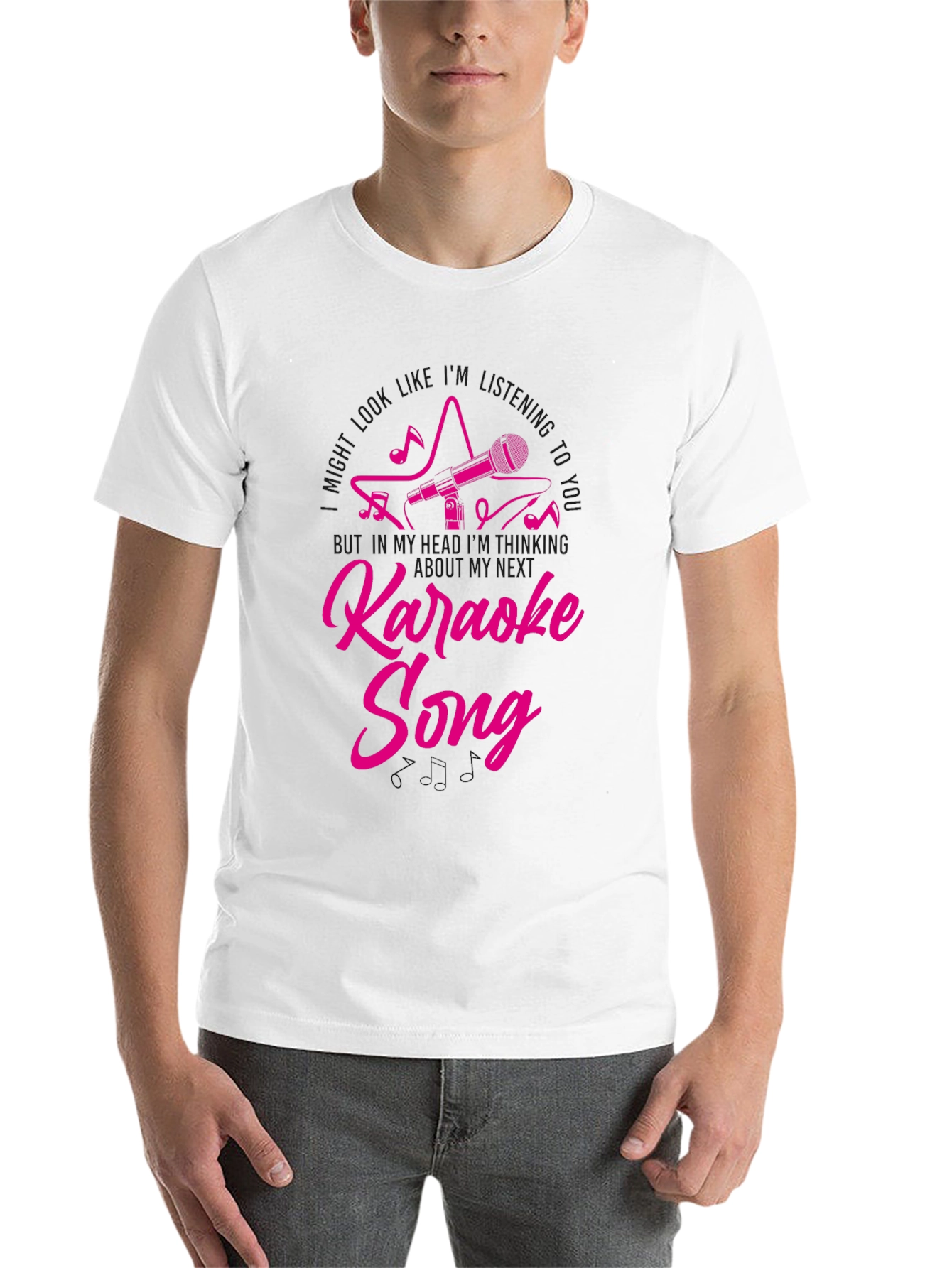 Karaoke Song T-Shirt - Fun Graphic Tee - 14