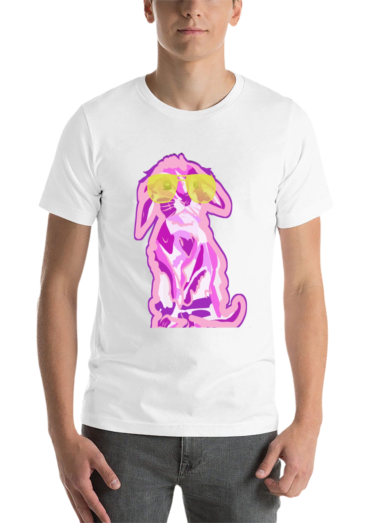 Black Cool Dog T-Shirt - Stylish Graphic Tee view 14
