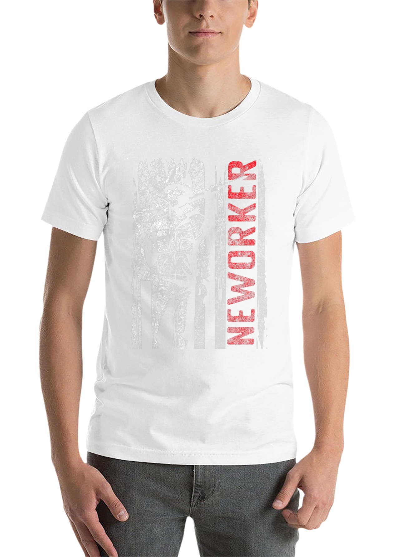 Black NEWORKER Patriotic T-Shirt view 14