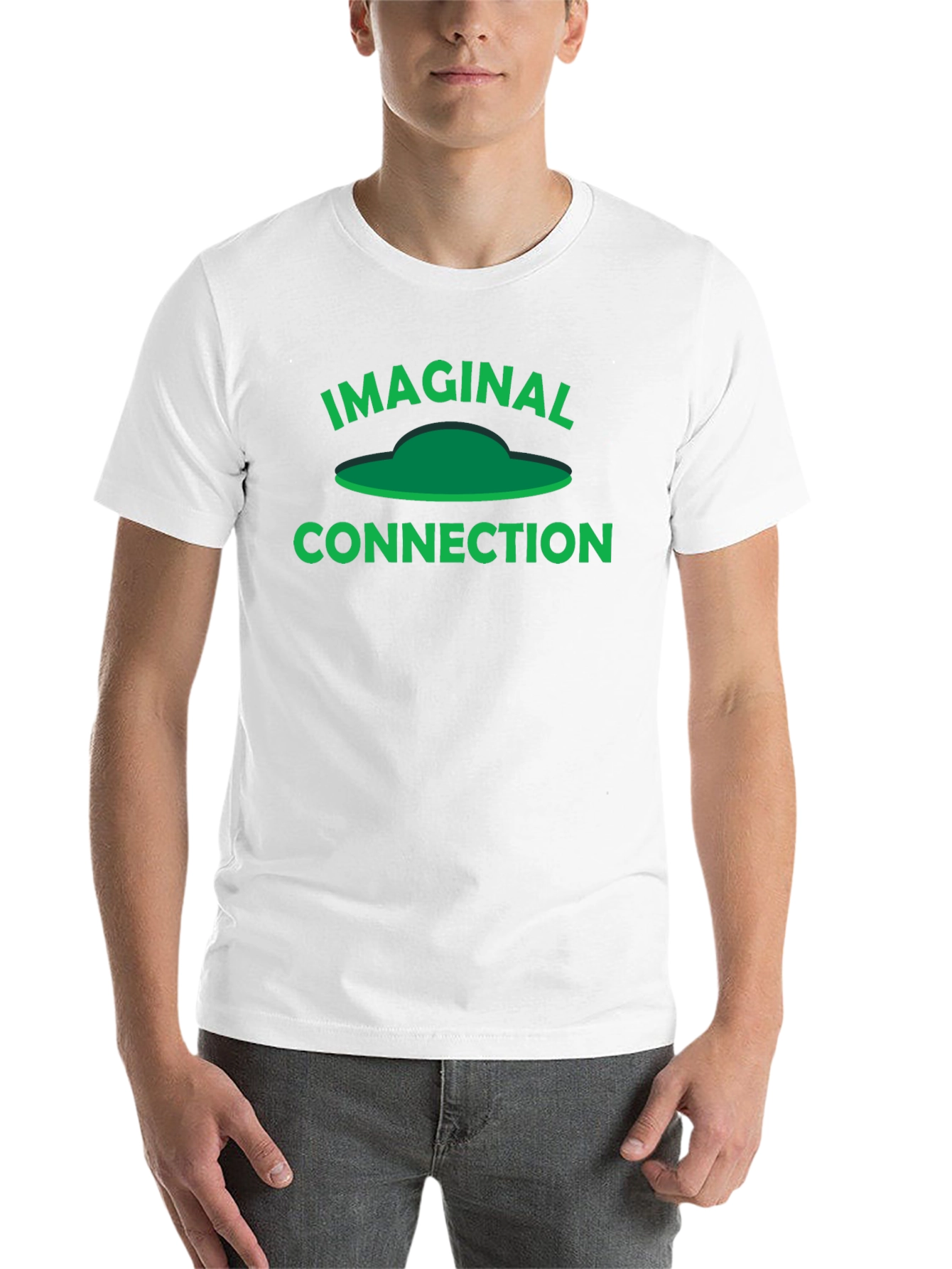Black Imaginal Connection UFO Graphic T-Shirt view 14