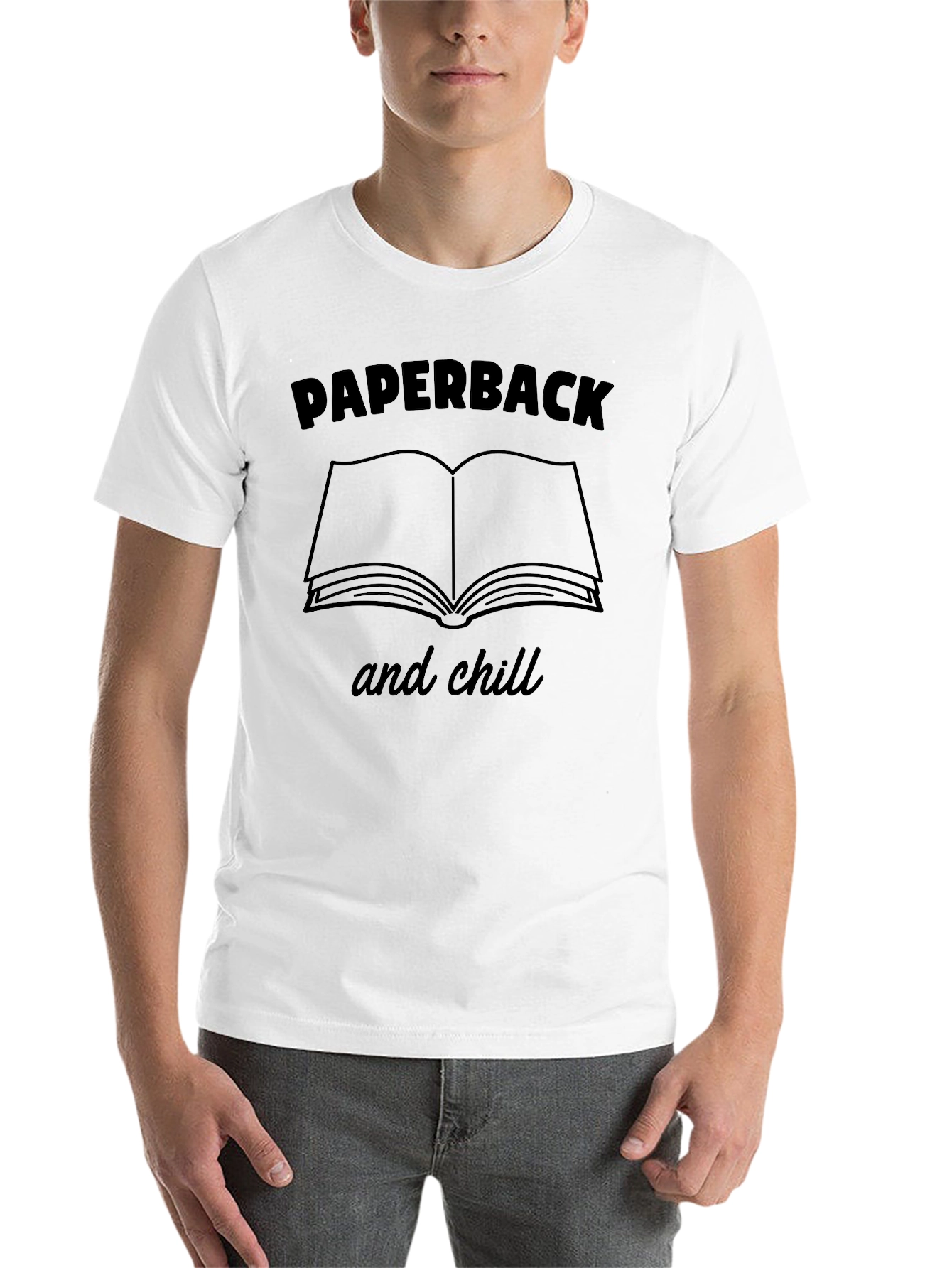 Black Paperback and Chill Graphic Tee view 14