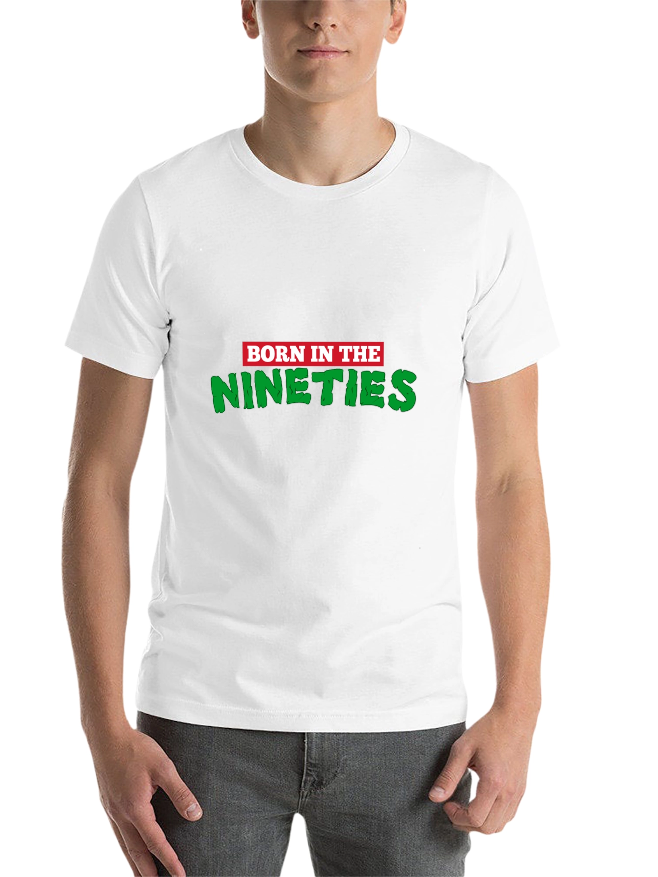 Black Born in the Nineties Graphic Tee view 14