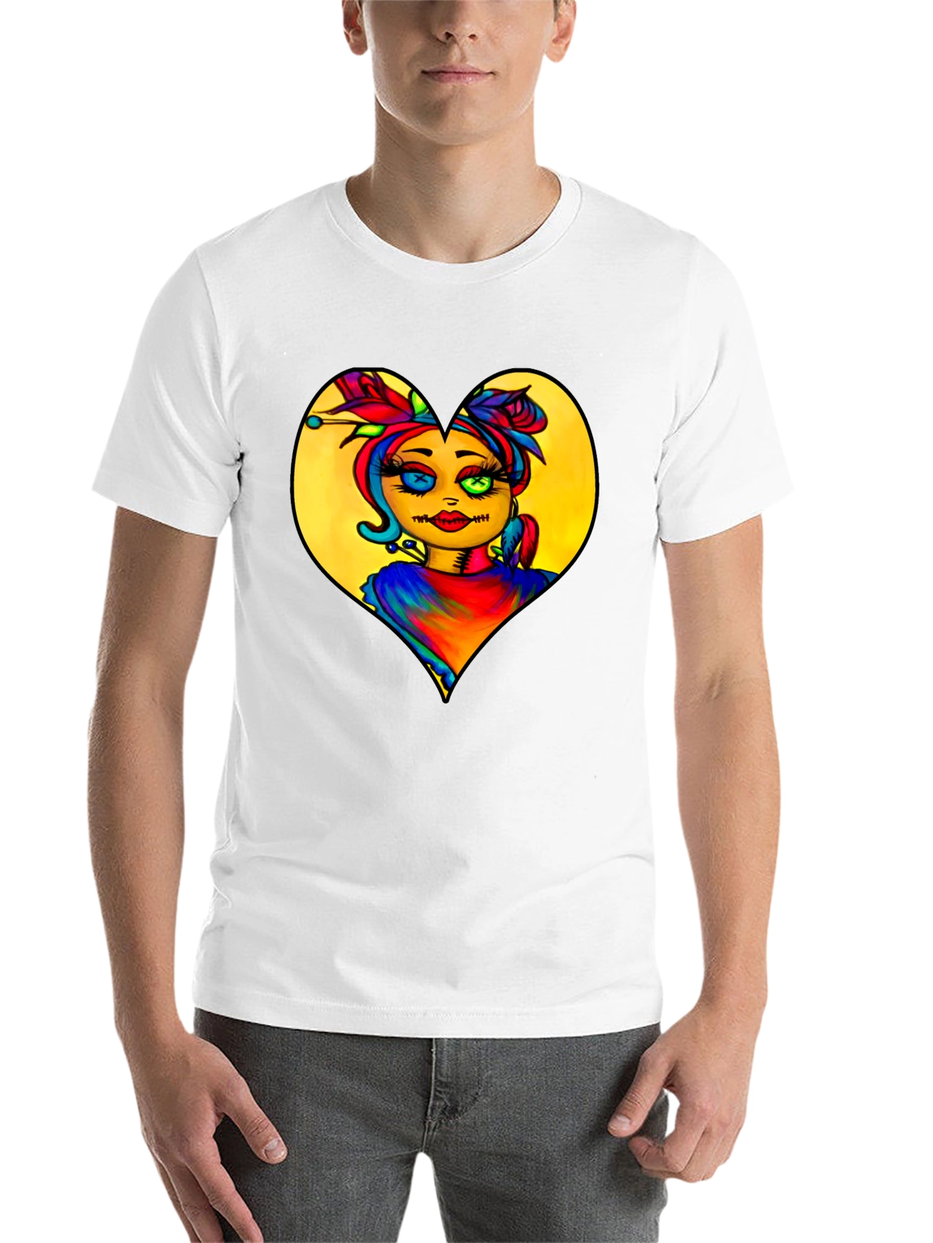 Black Heart Doll Graphic T-Shirt view 14
