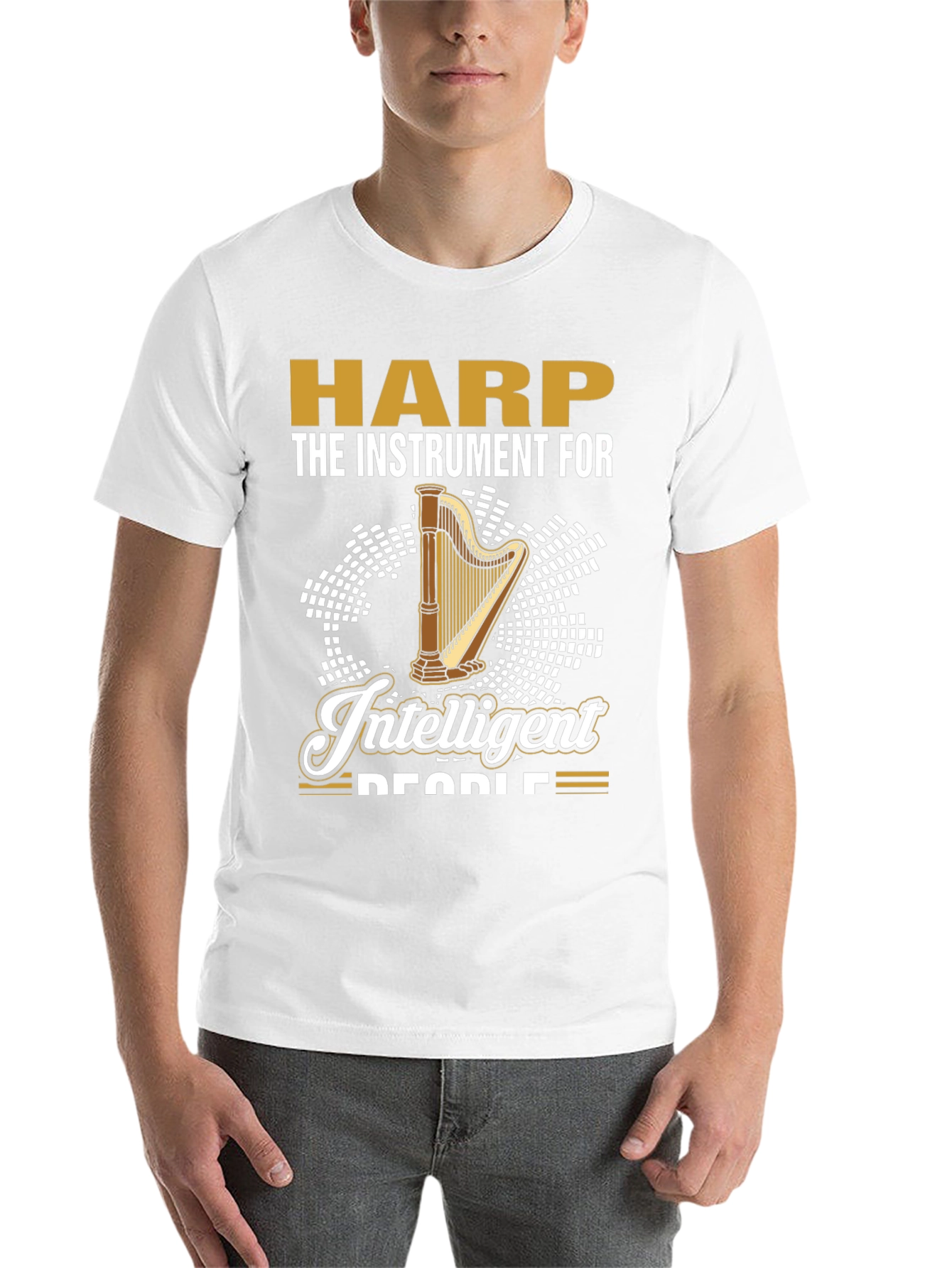 Black Harp Intelligent People T-Shirt view 14