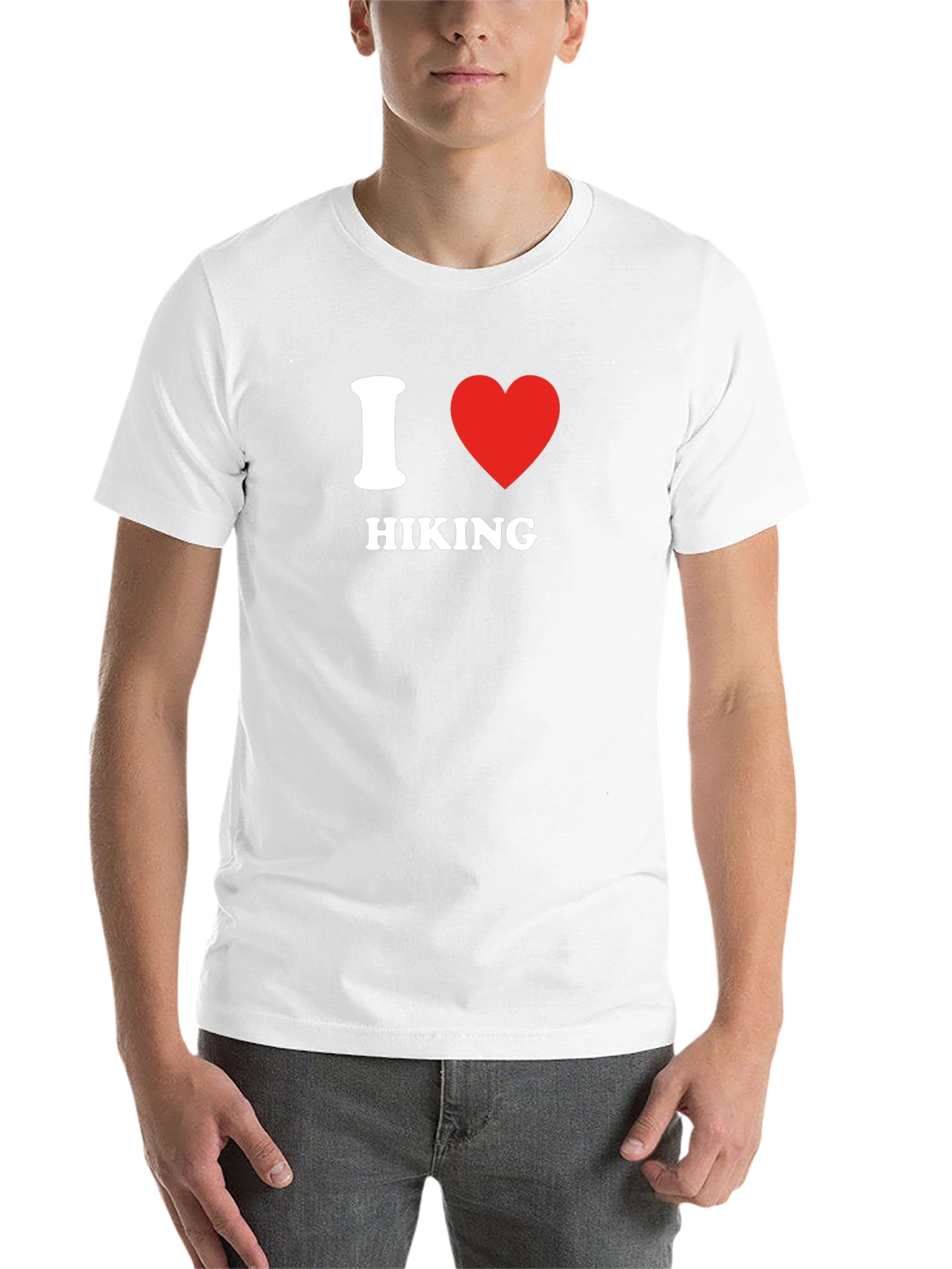 Black I Heart Hiking Graphic Tee - Black view 14